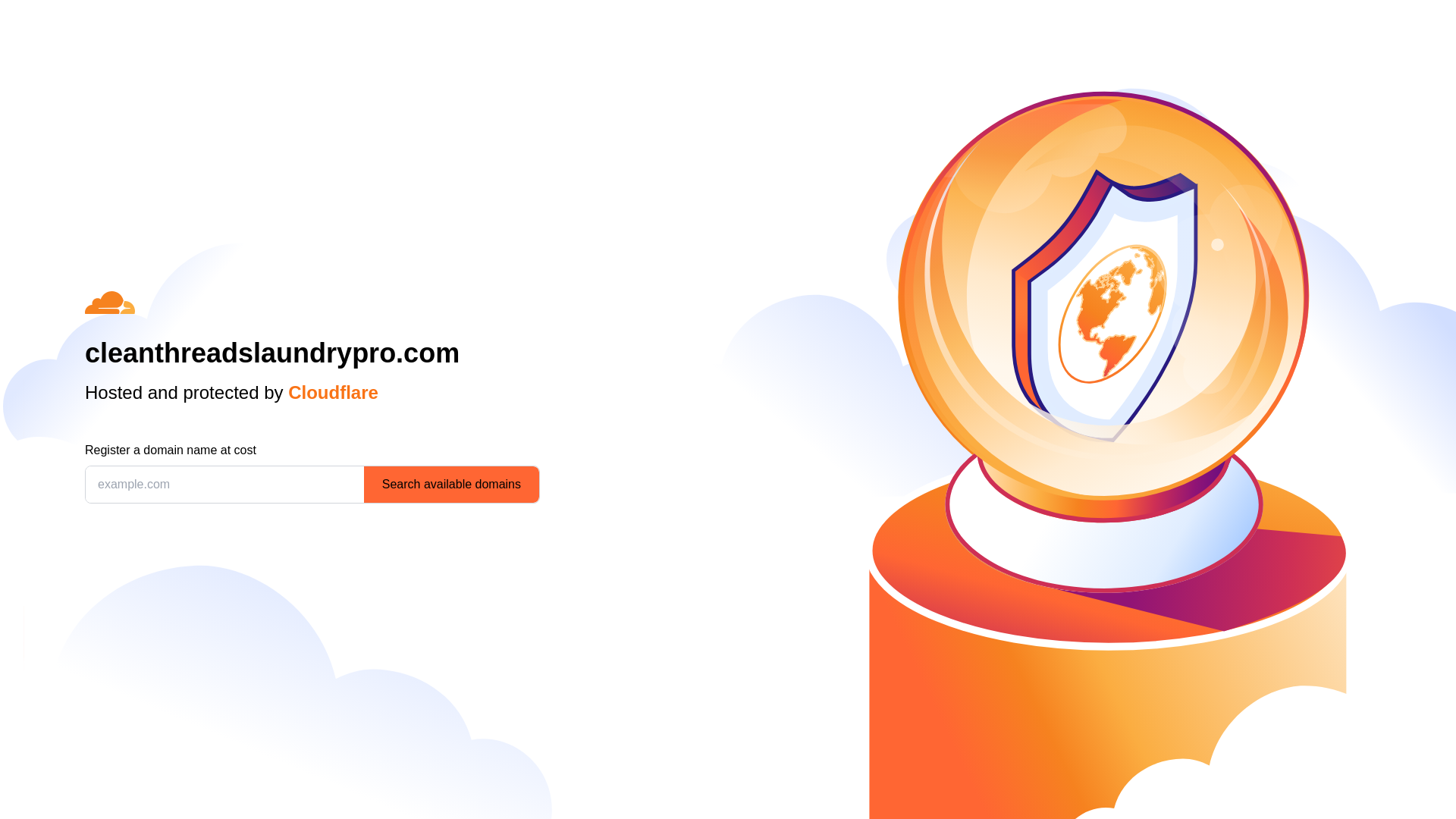 website screenshot of https://cleanthreadslaundrypro.com/