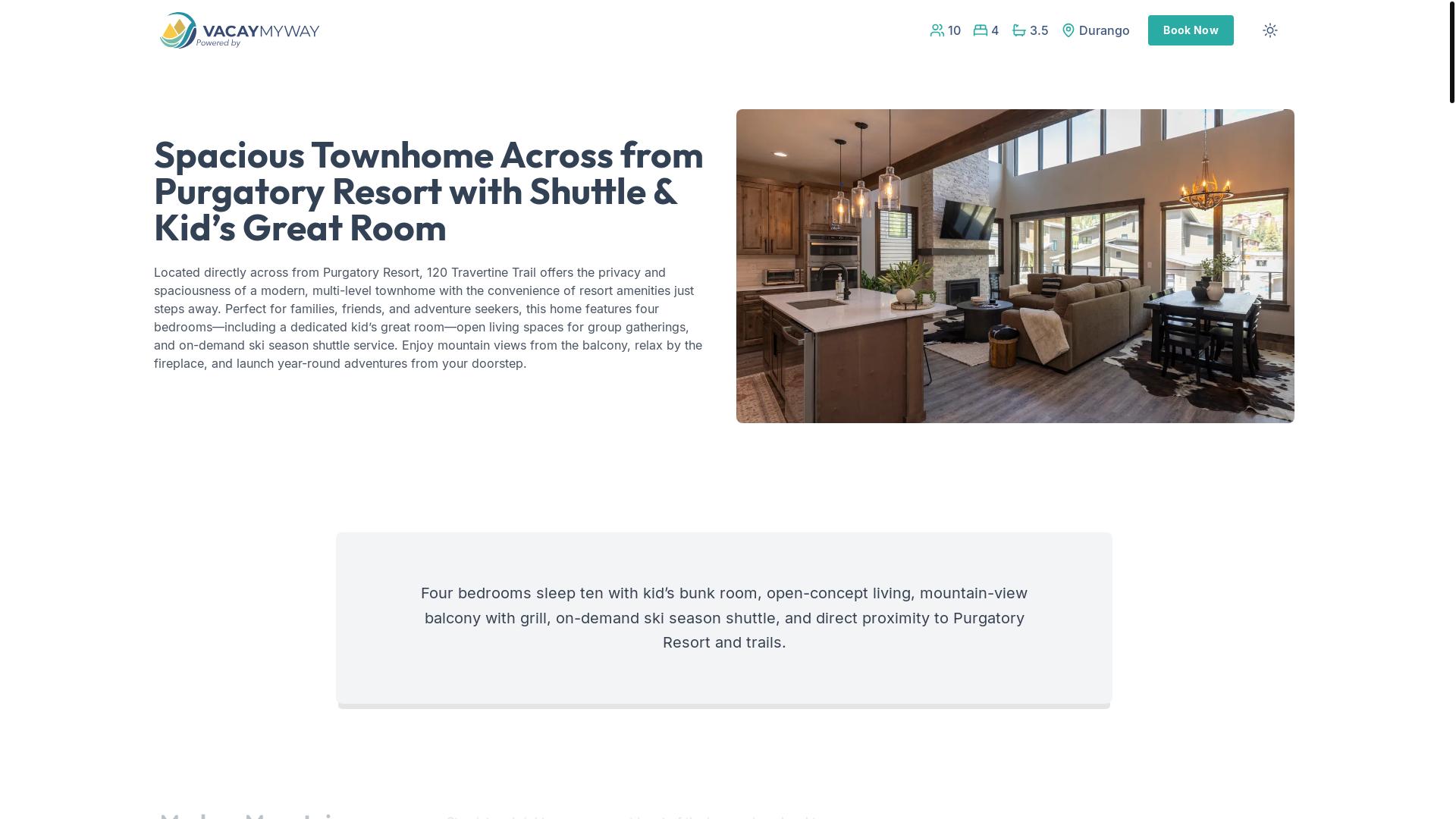 website screenshot of https://purgatorysteps.house/