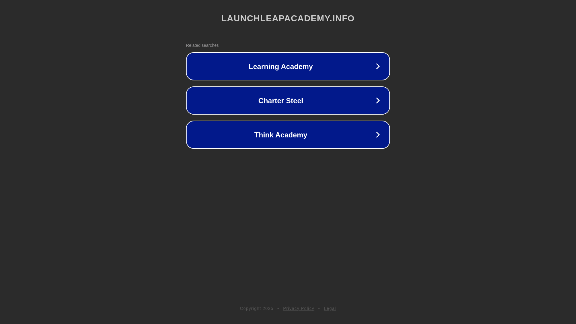 website screenshot of https://launchleapacademy.info/