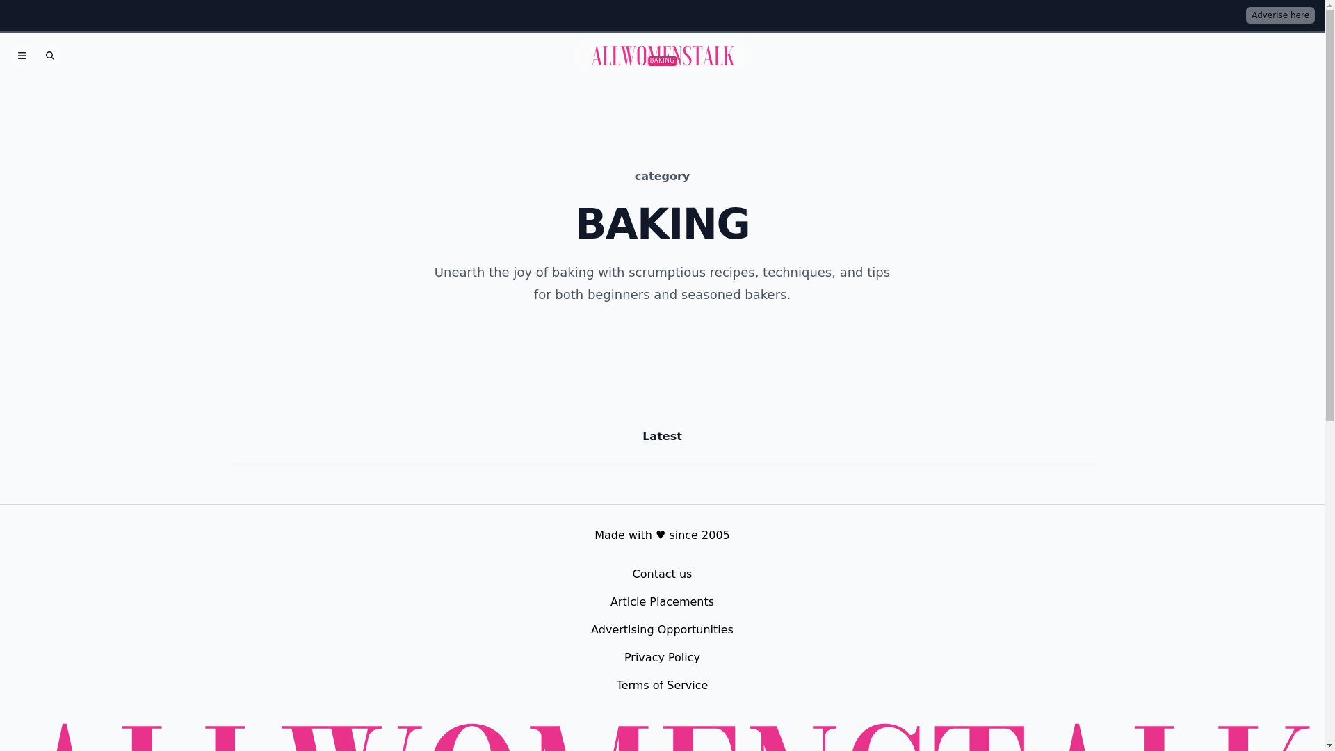 website screenshot of https://baking-allwomenstalk-com.pages.dev/