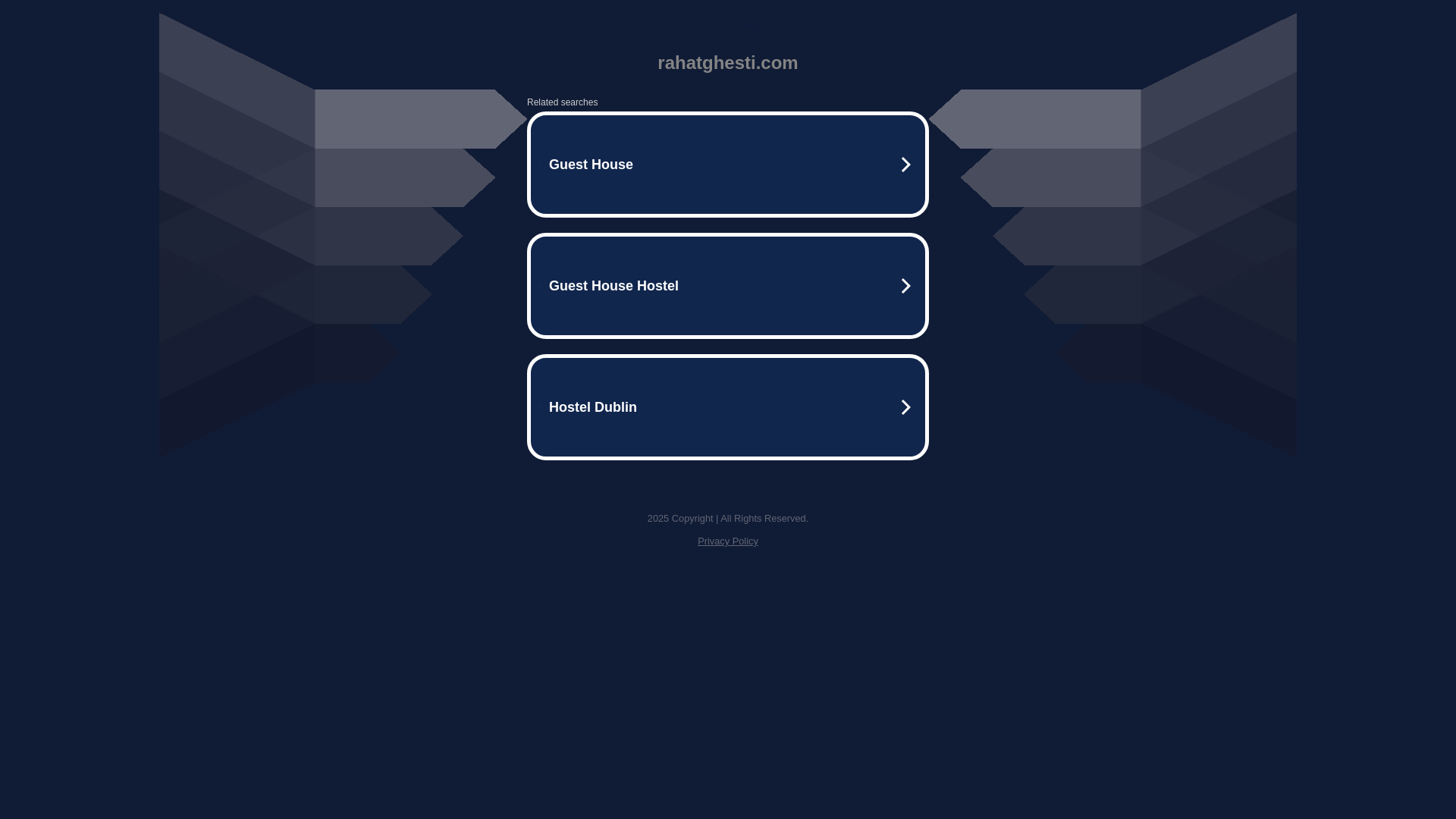 website screenshot of https://rahatghesti.com/