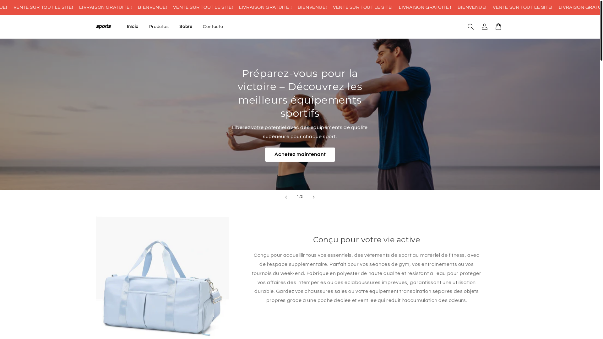 website screenshot of https://reactiv8.store/