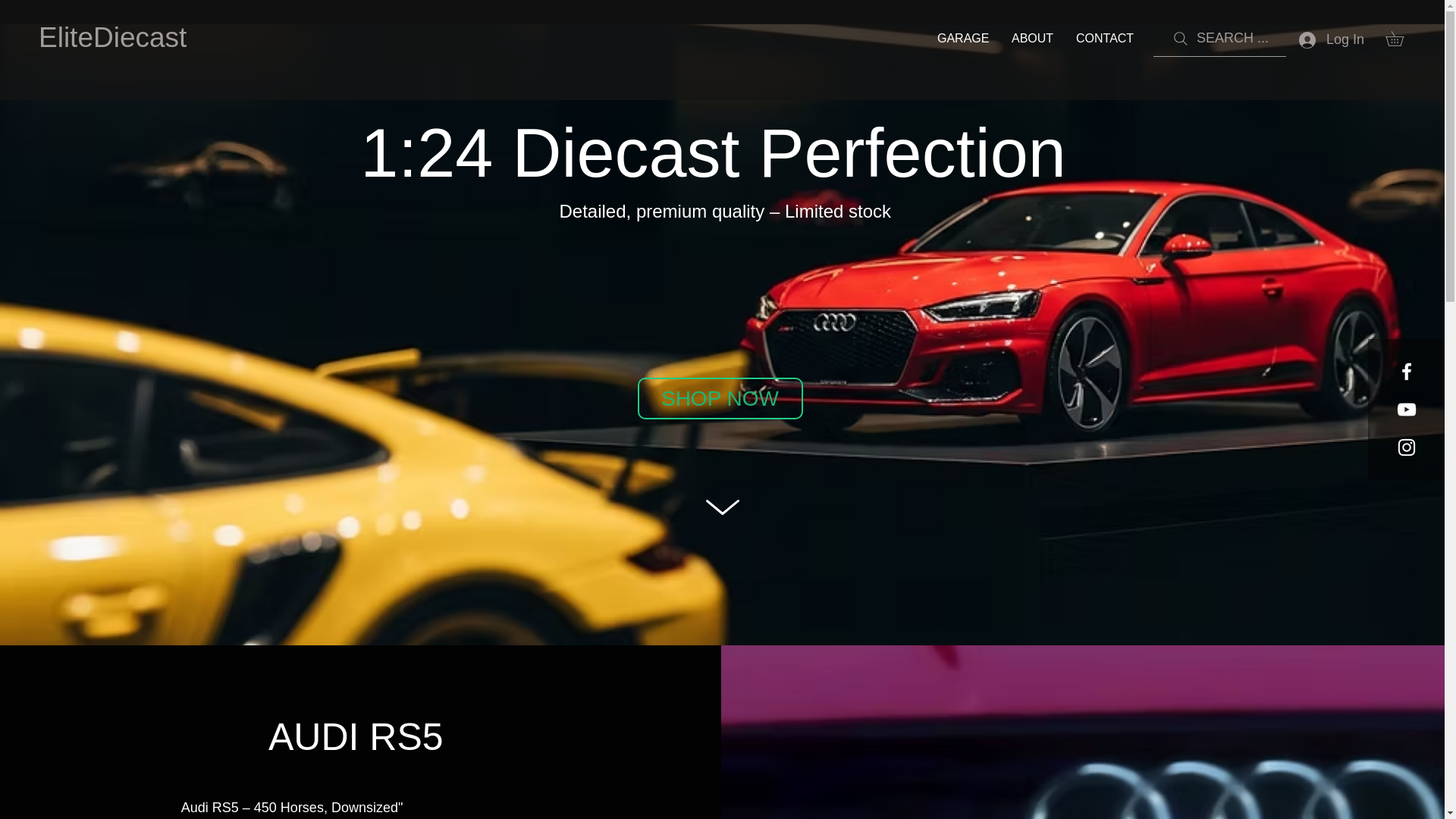 website screenshot of https://elitediecast.shop/