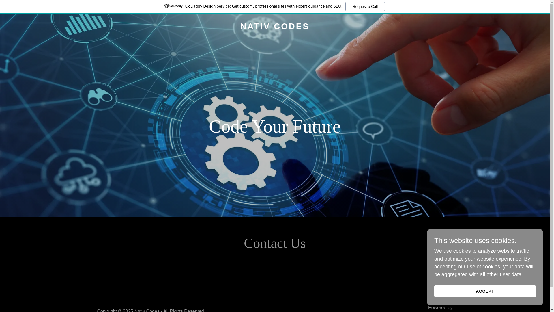 website screenshot of https://nativcodes.com/