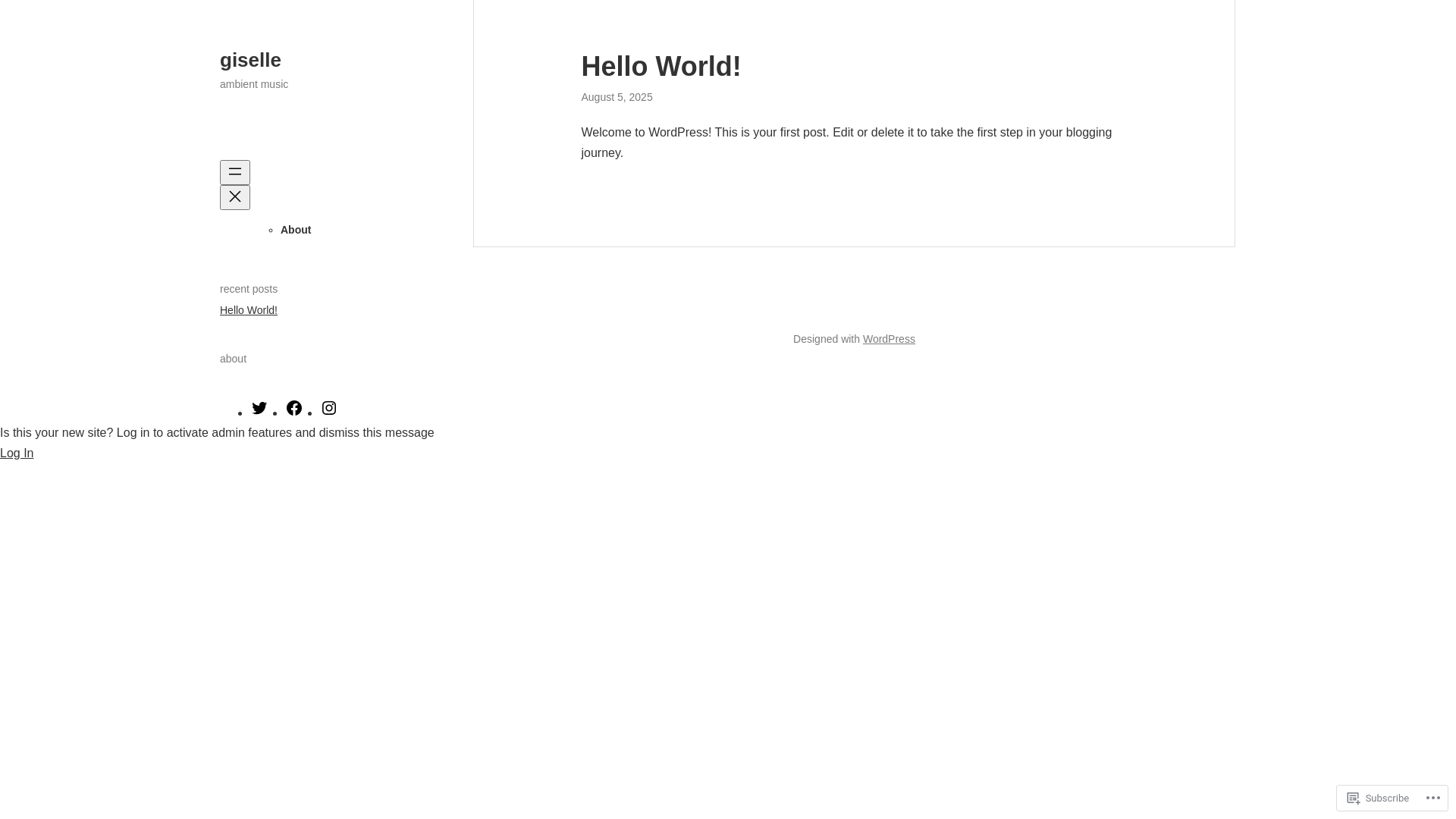 website screenshot of https://gggiselleee.com/