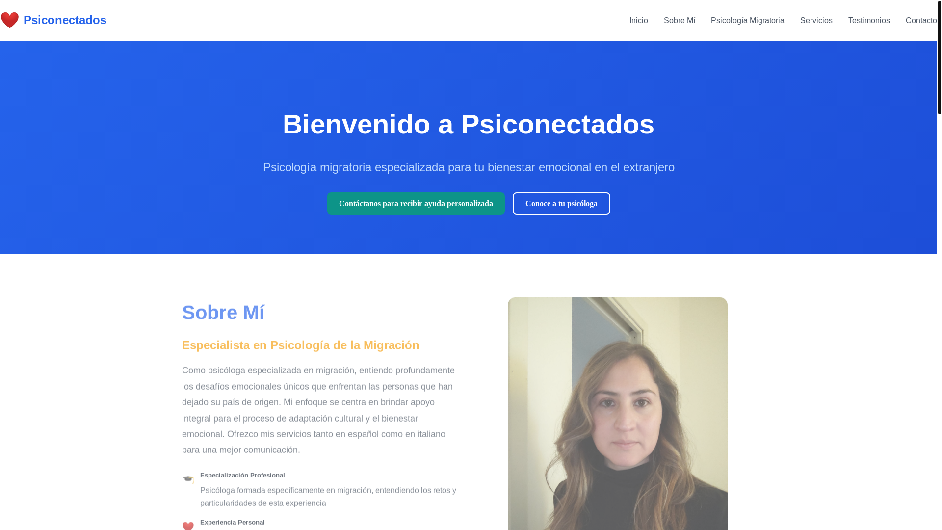 website screenshot of https://psiconectados.pages.dev/