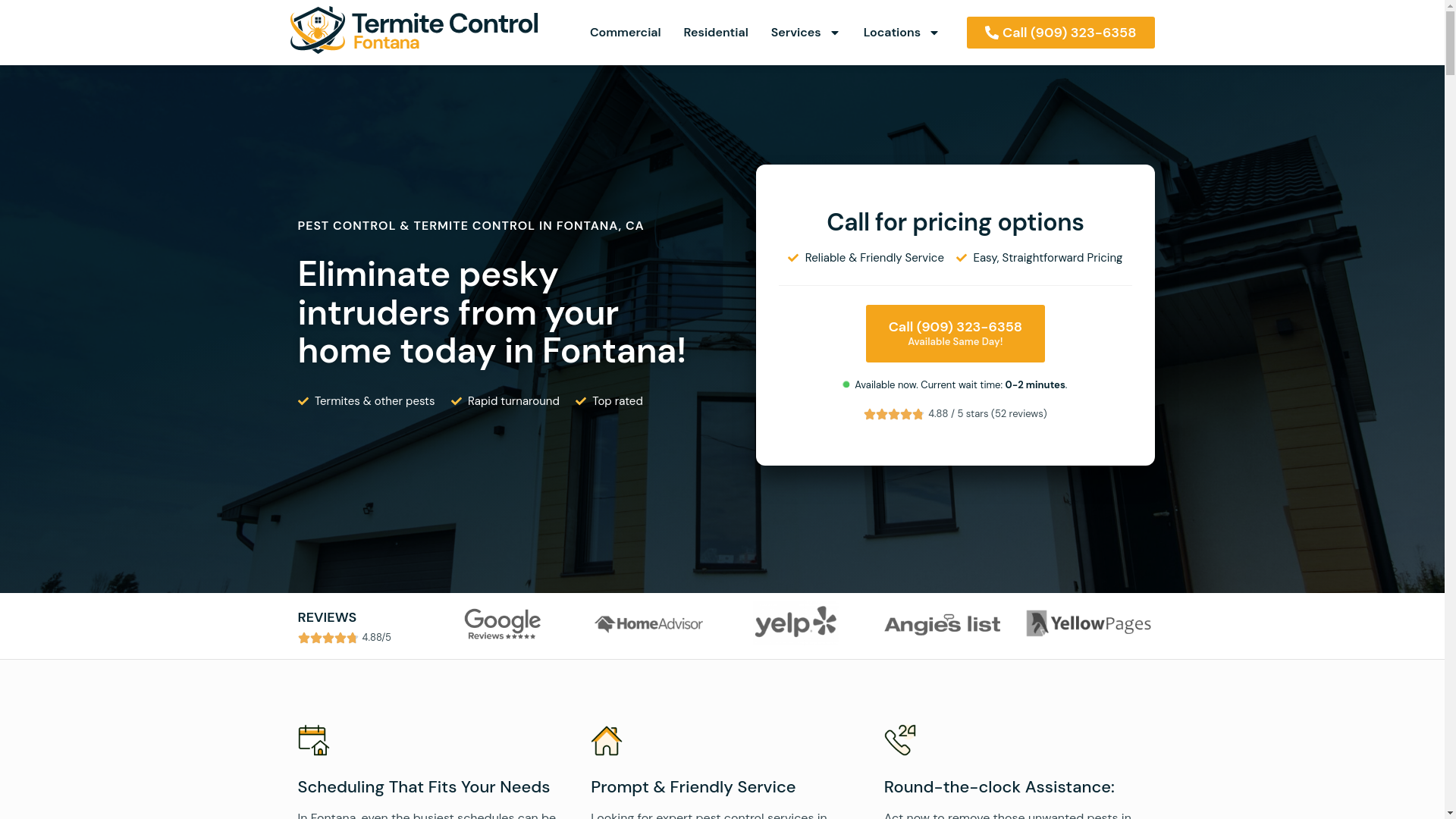 website screenshot of https://fontanatermite.com/