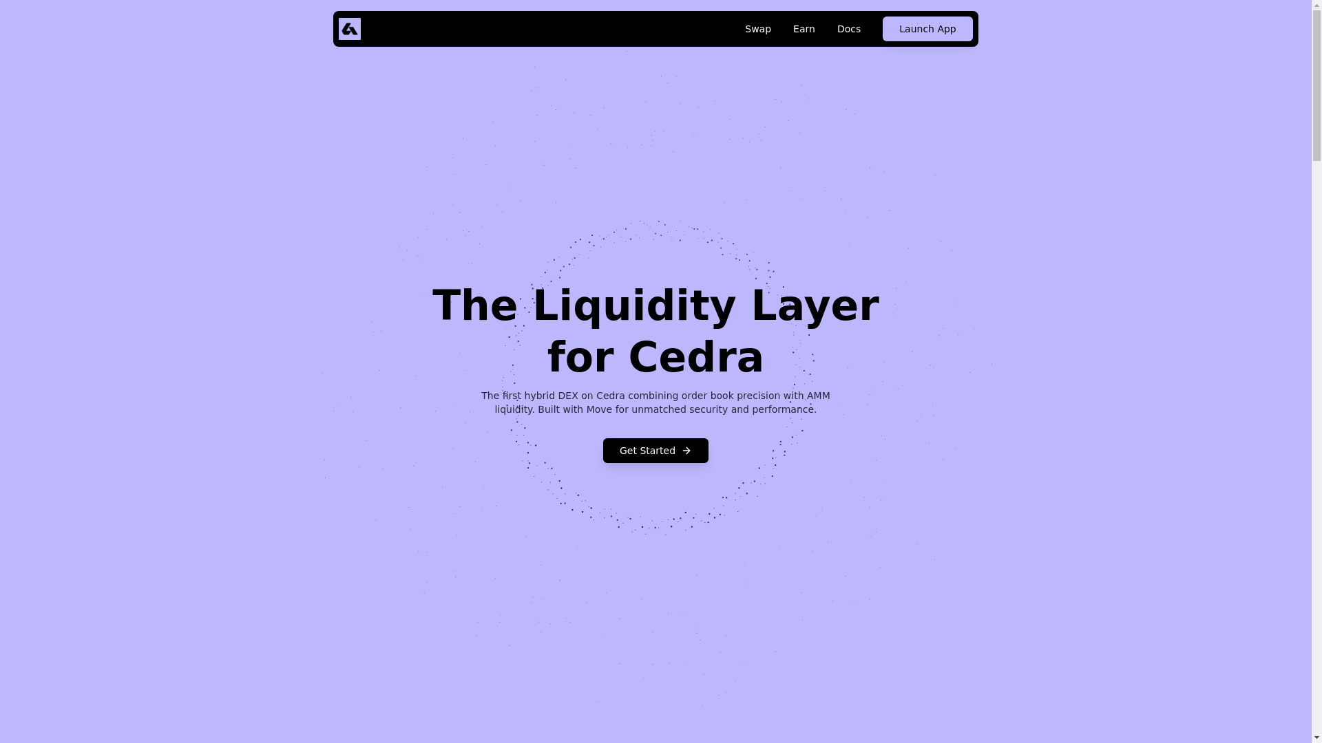 website screenshot of https://avera.finance/