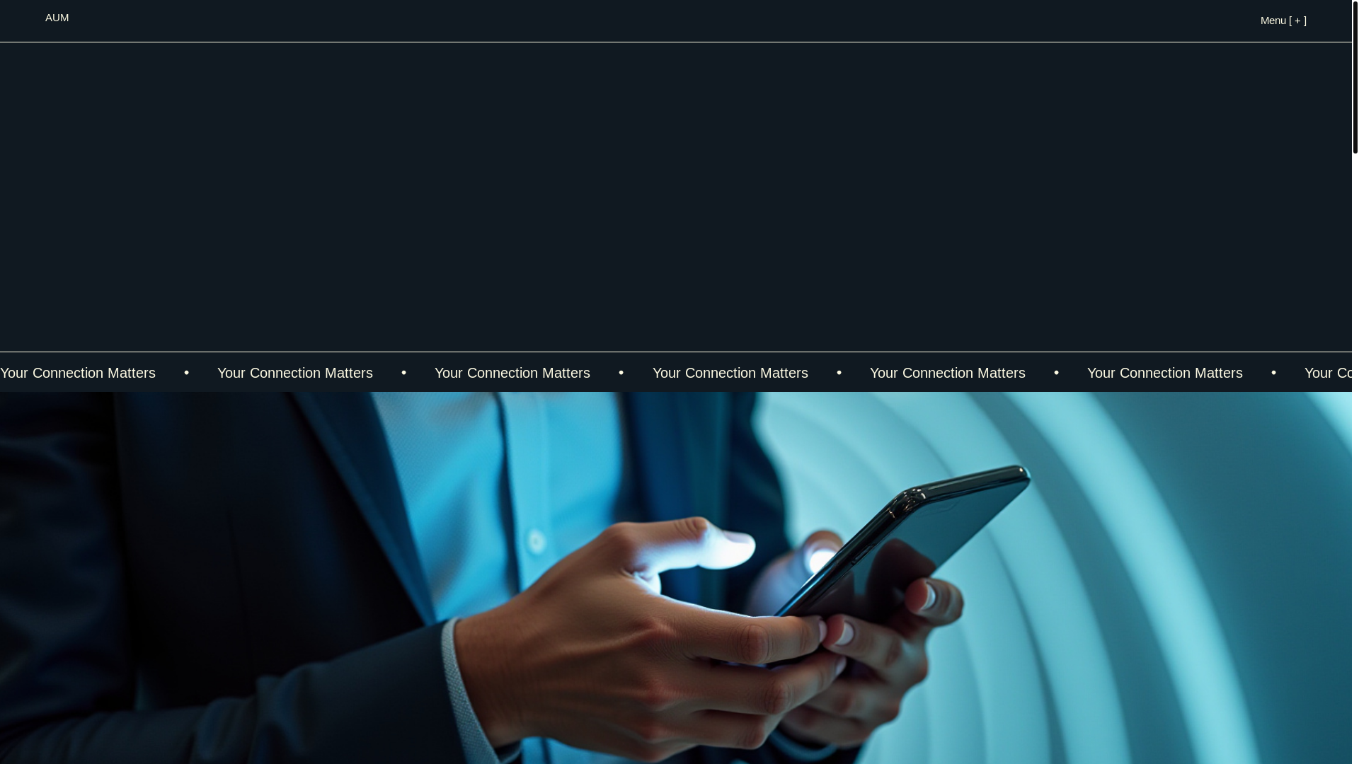 website screenshot of https://aumnetwork.com/