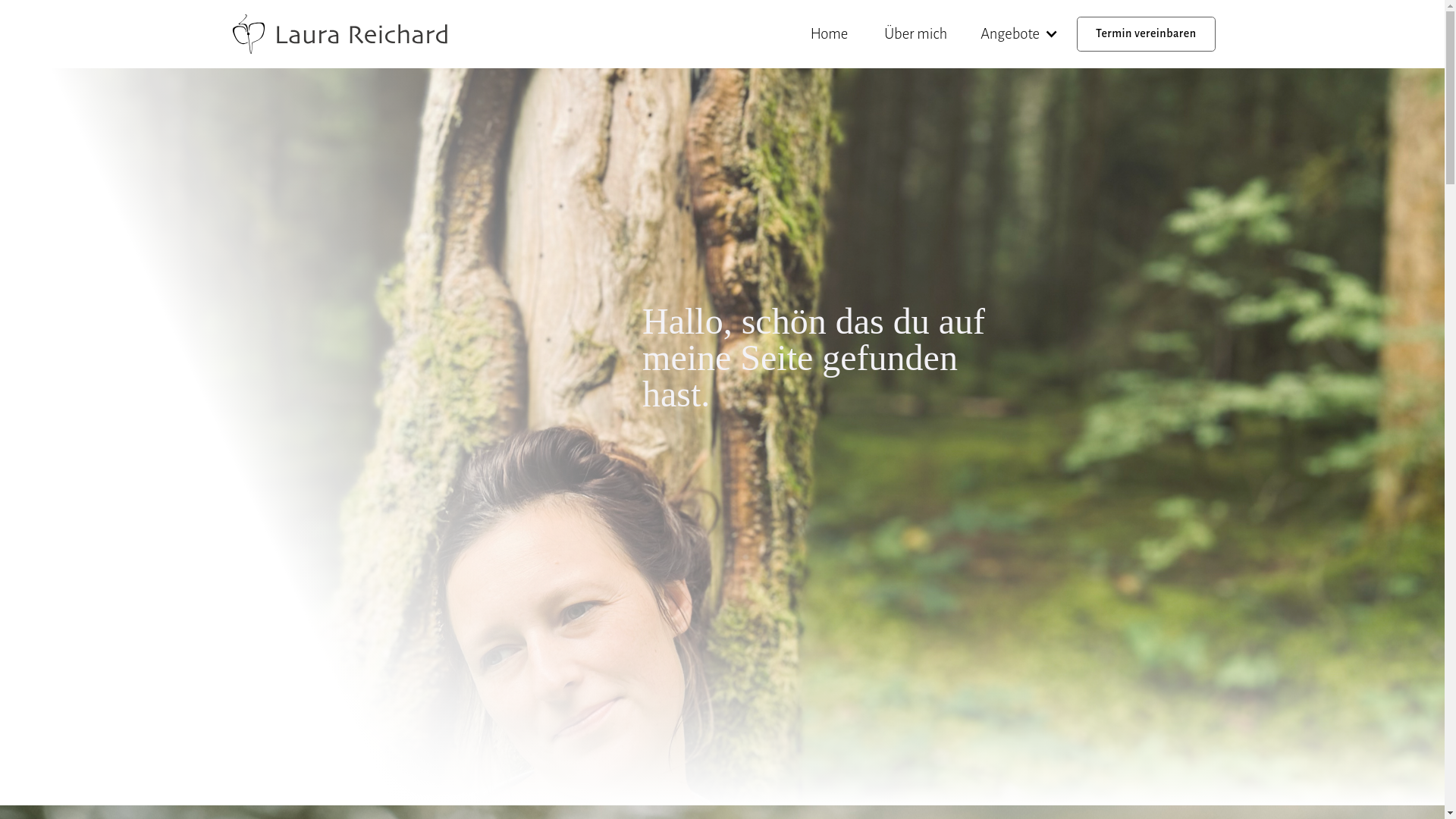 website screenshot of https://laurareichard.de/