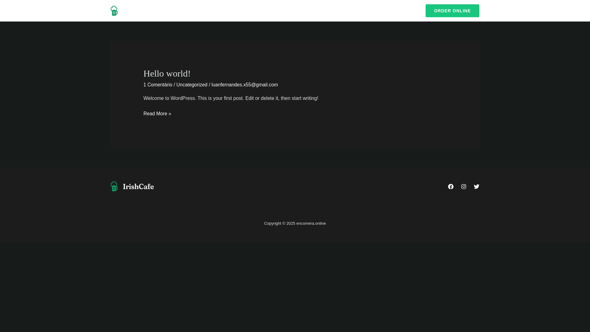website screenshot of https://encomera.online/