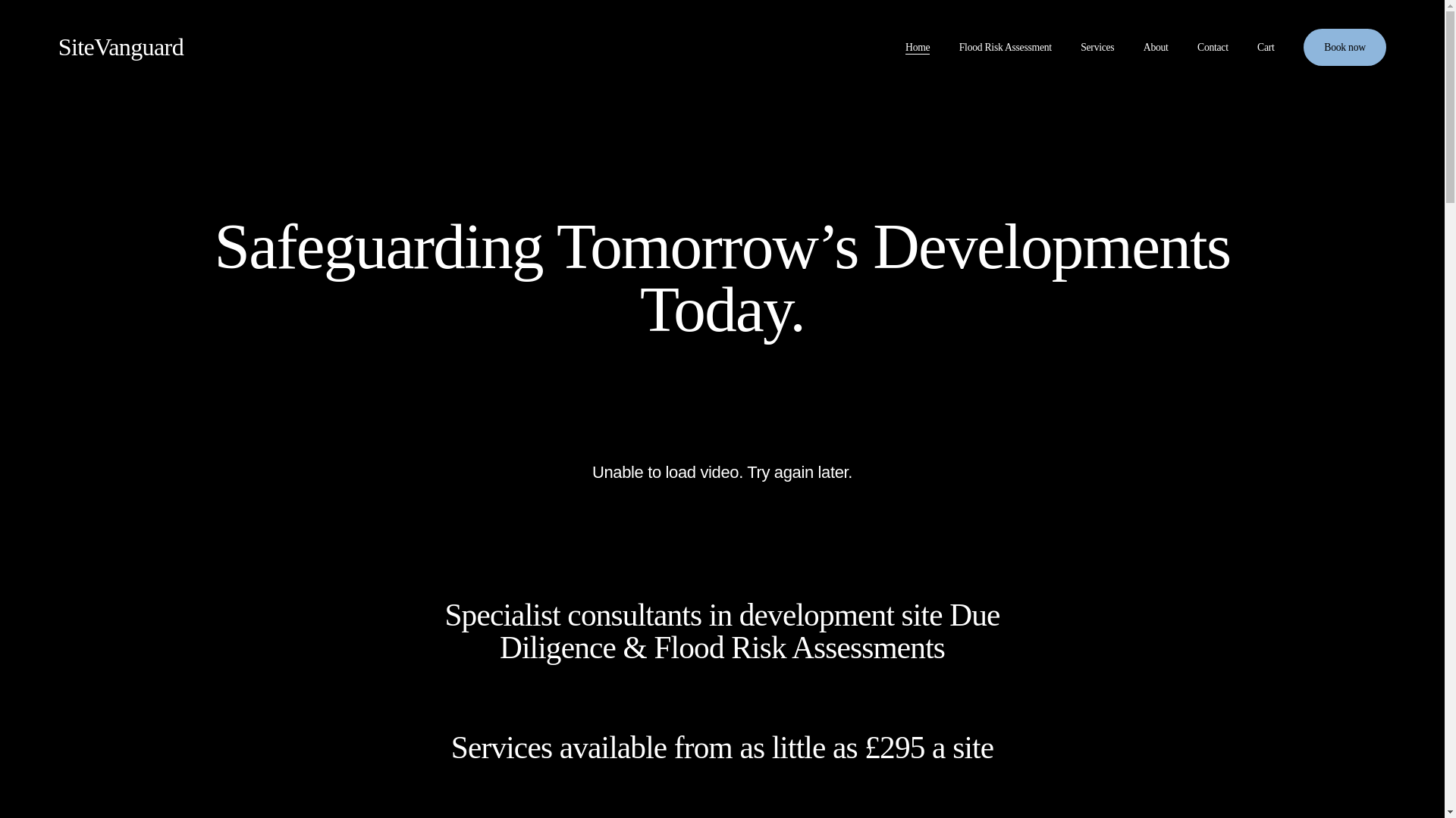website screenshot of https://sitevanguard.co.uk/