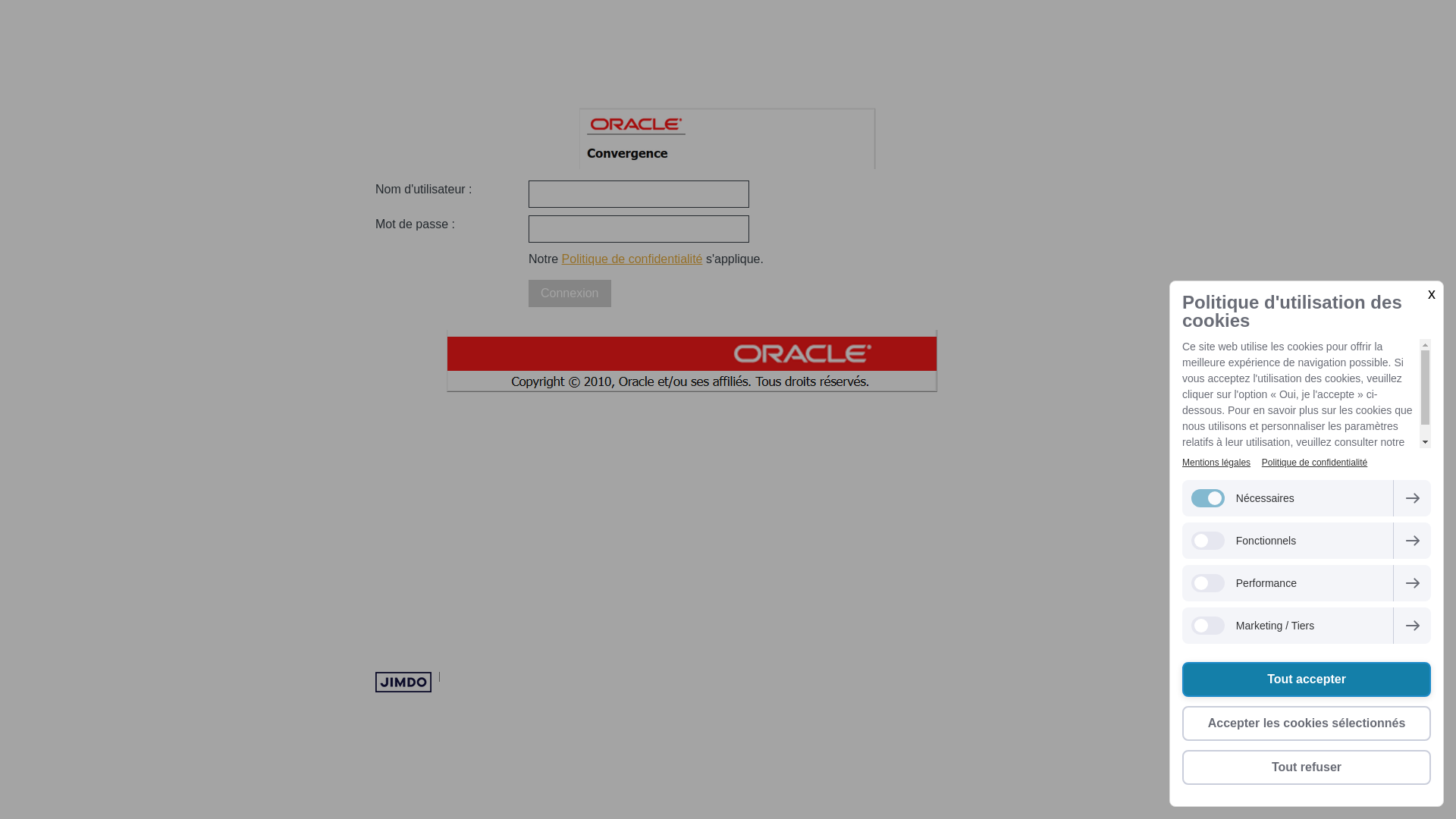 website screenshot of https://miseajoursorleanstours2025.jimdofree.com/