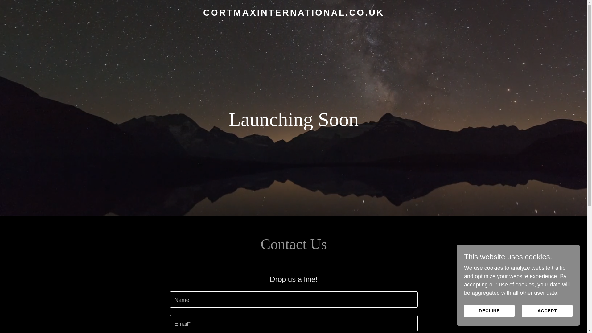 website screenshot of https://cortmaxinternational.co.uk/