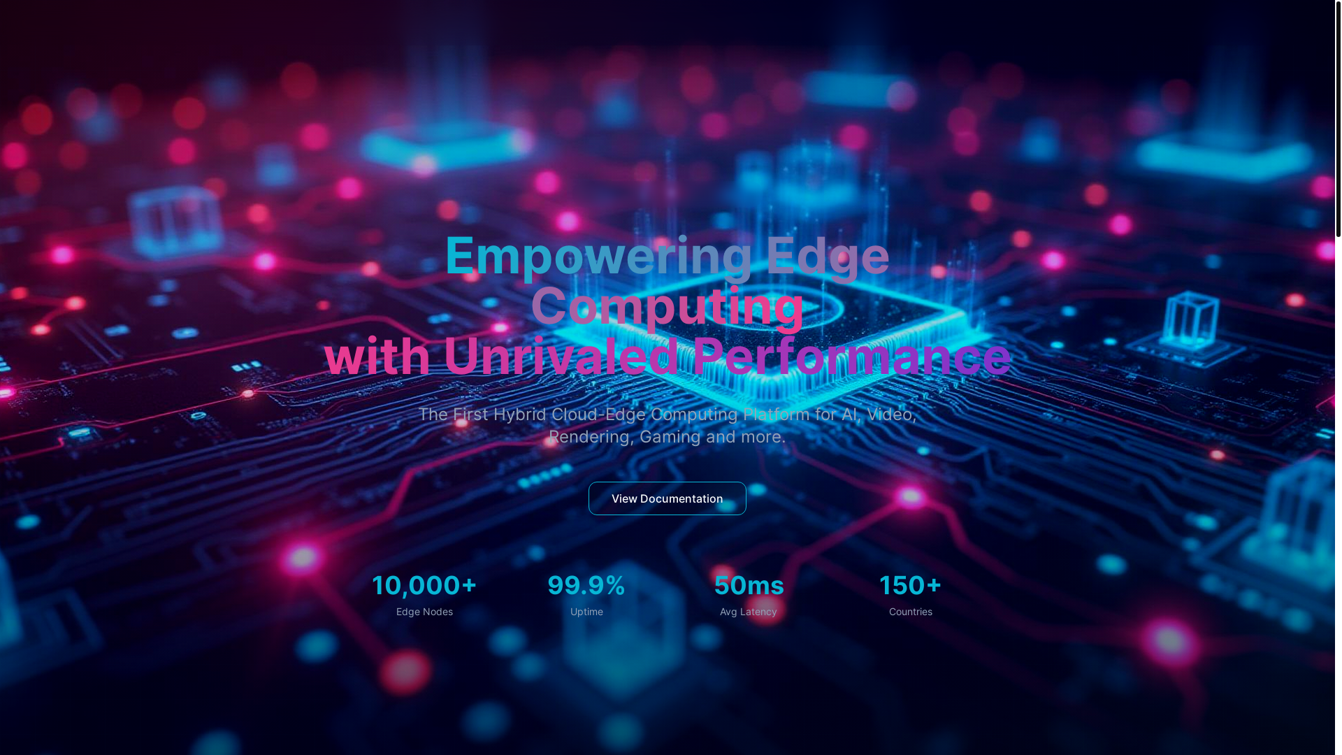 website screenshot of https://thetaedgecloud.org/