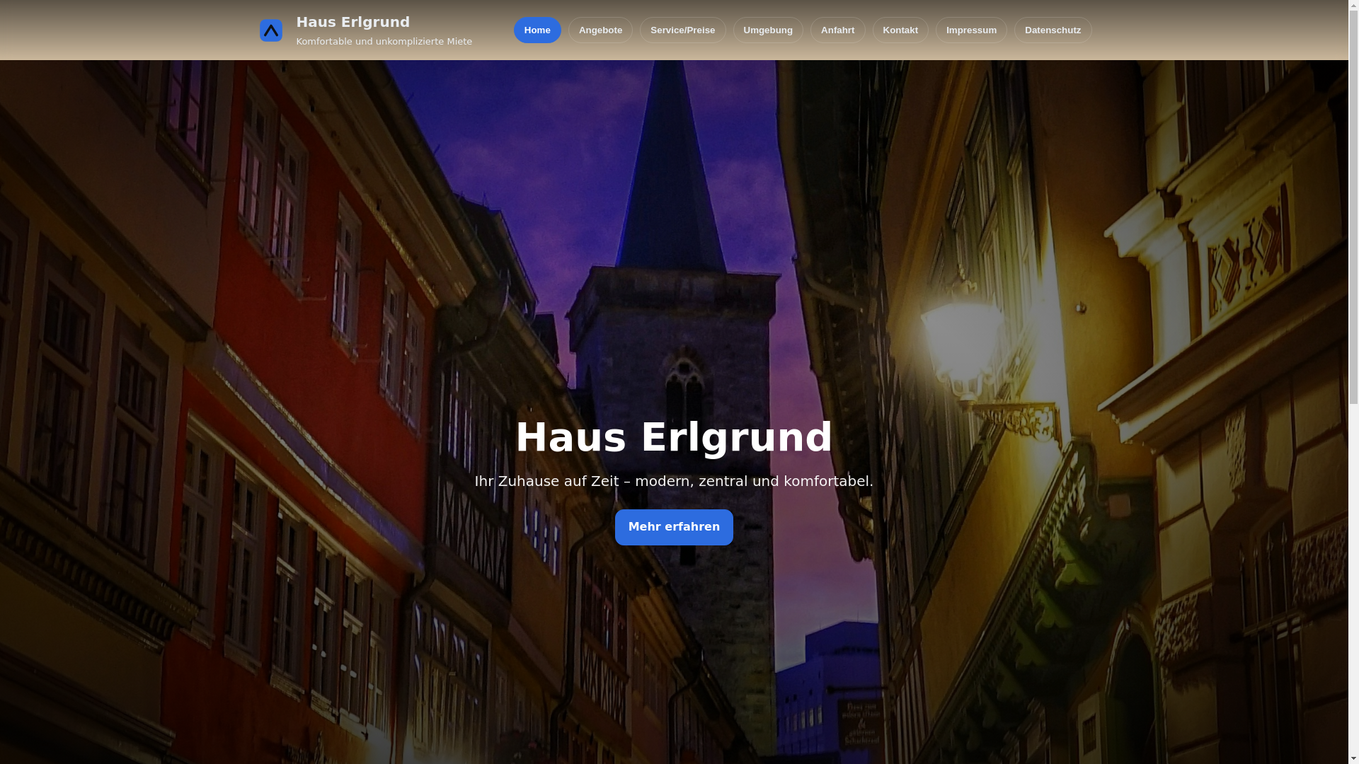 website screenshot of https://hauserlgrund.de/