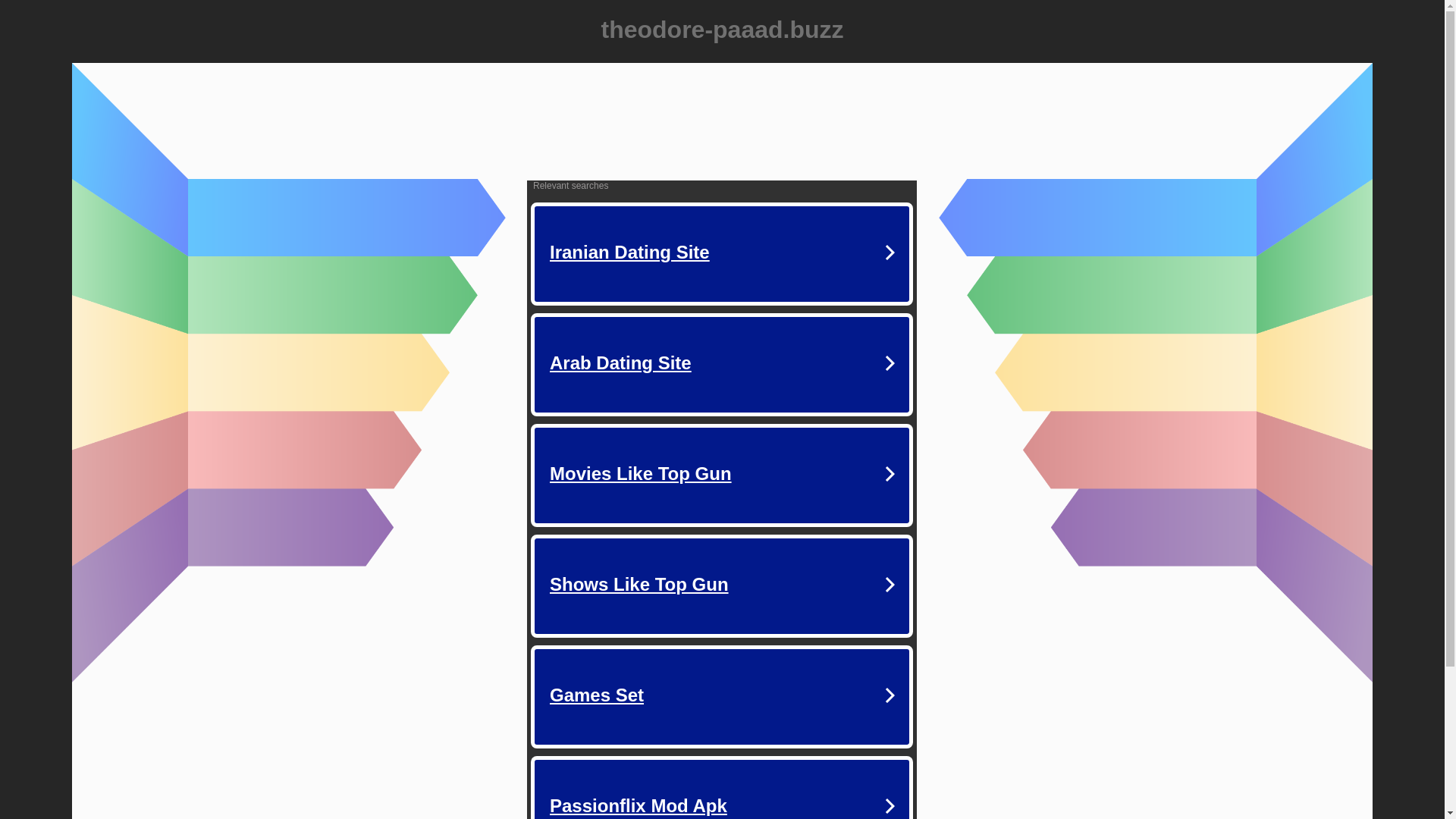 website screenshot of https://theodore-paaad.buzz/