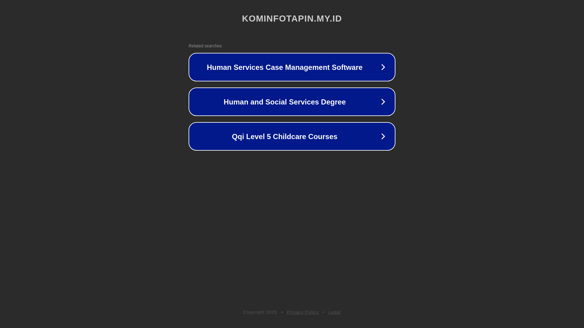 website screenshot of https://kominfotapin.my.id/
