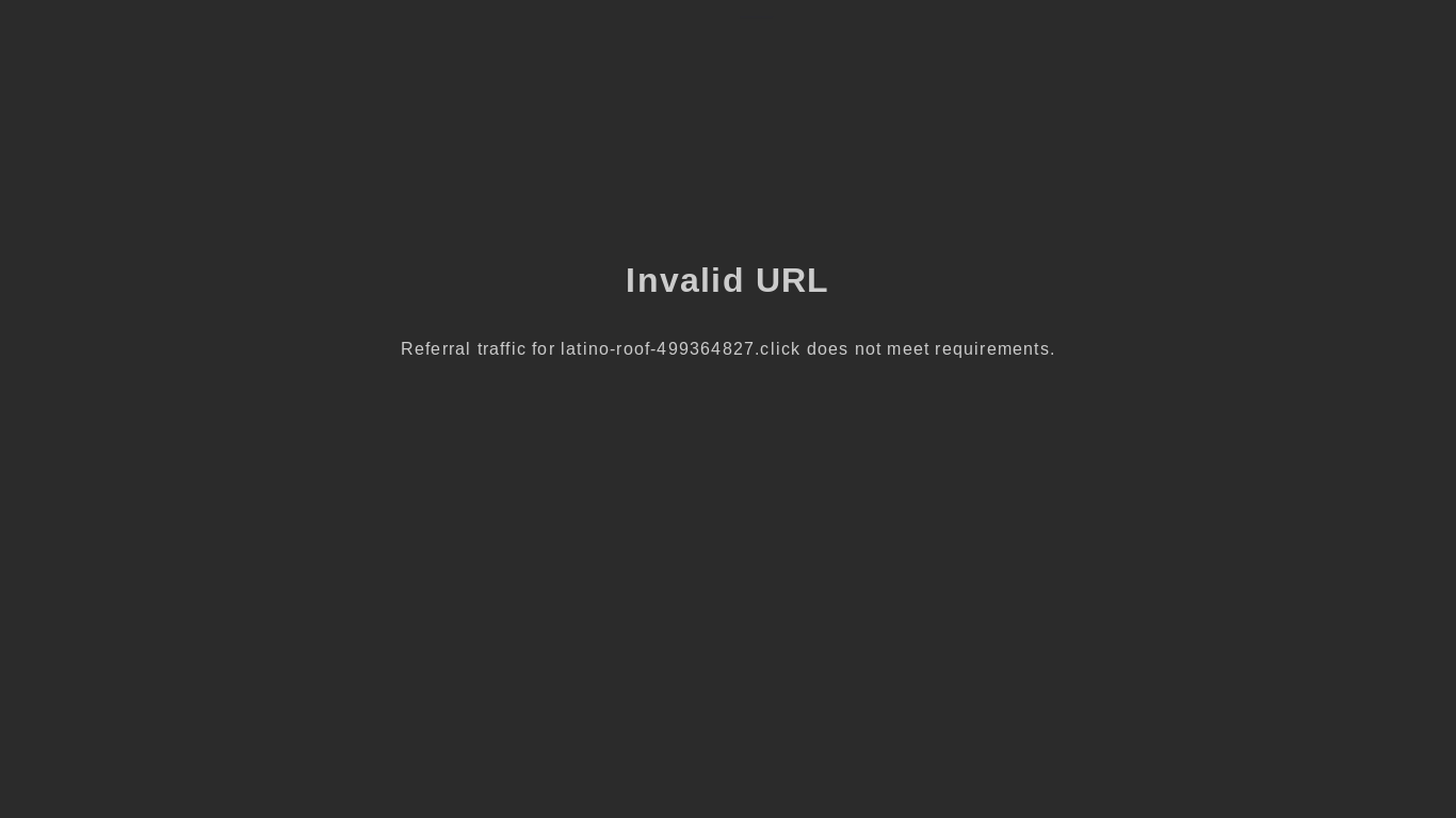 website screenshot of https://latino-roof-499364827.click/