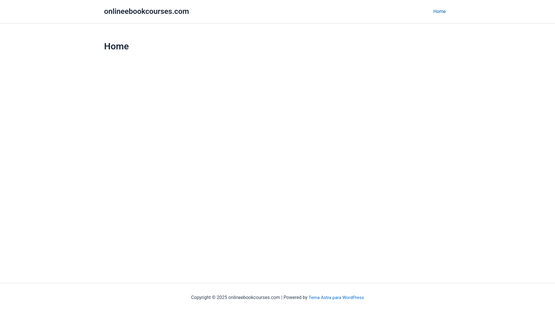 website screenshot of https://onlineebookcourses.com/