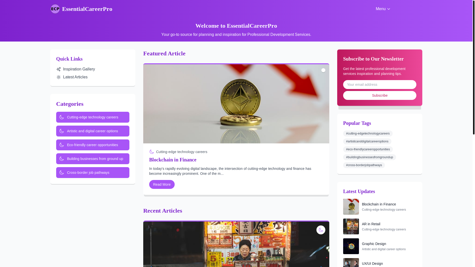 website screenshot of https://careeressentialspro.live/