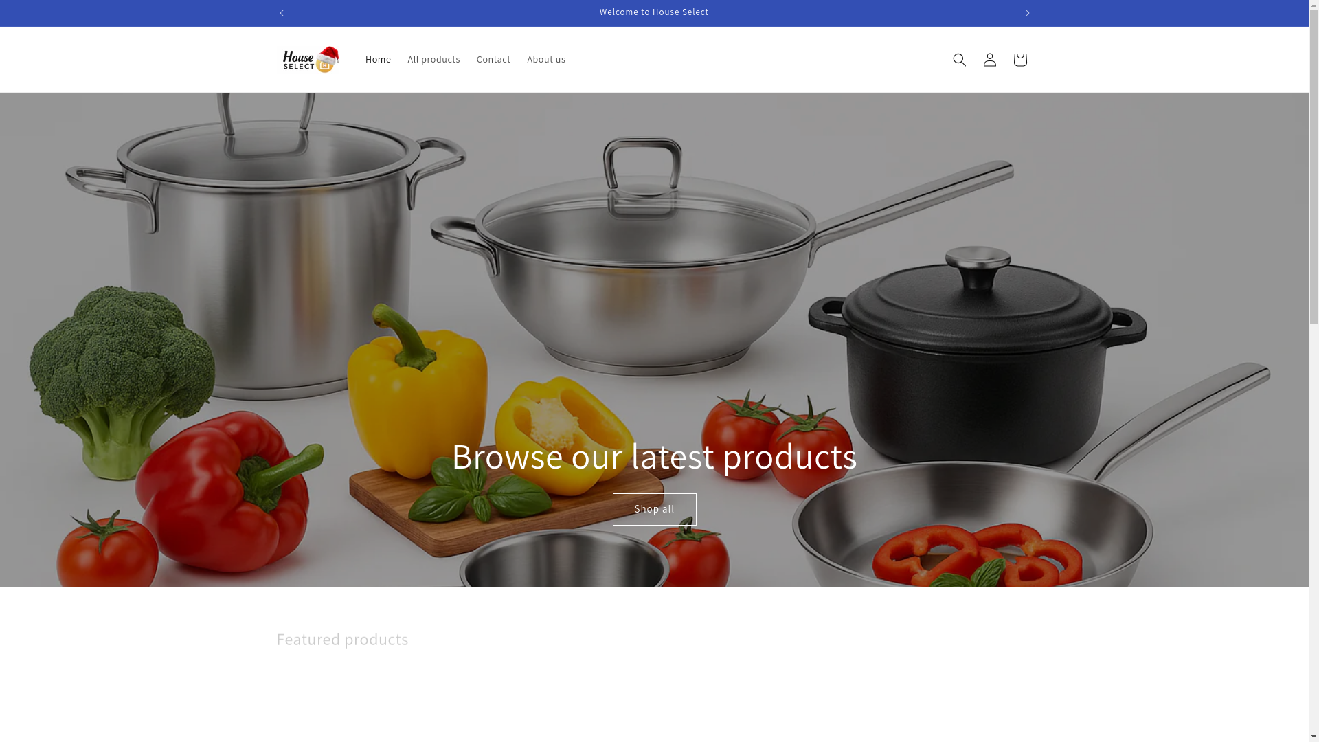 website screenshot of https://house-select.com/