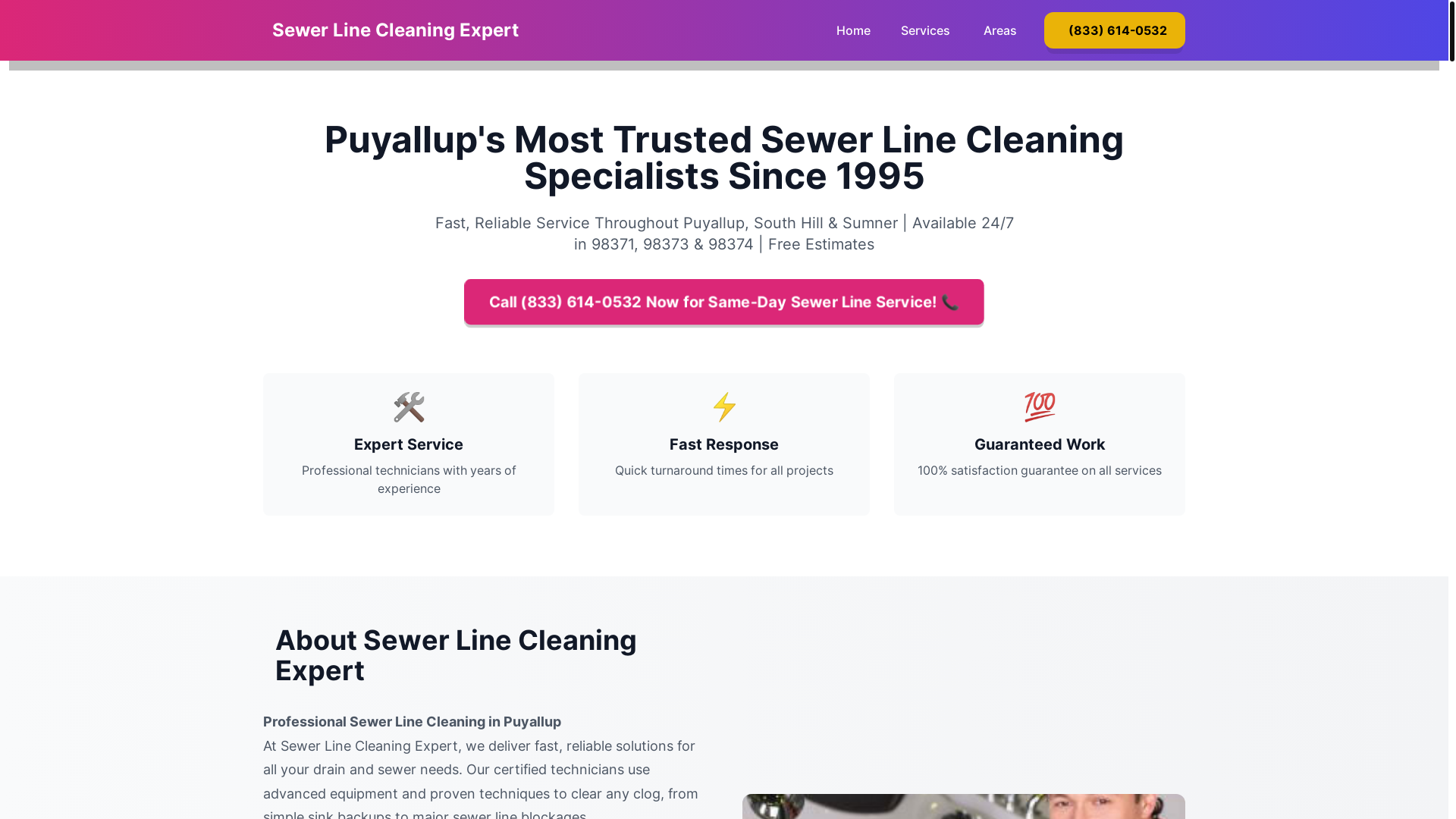 website screenshot of https://sewer-line-cleaning-expert-puyallup-wa.pages.dev/