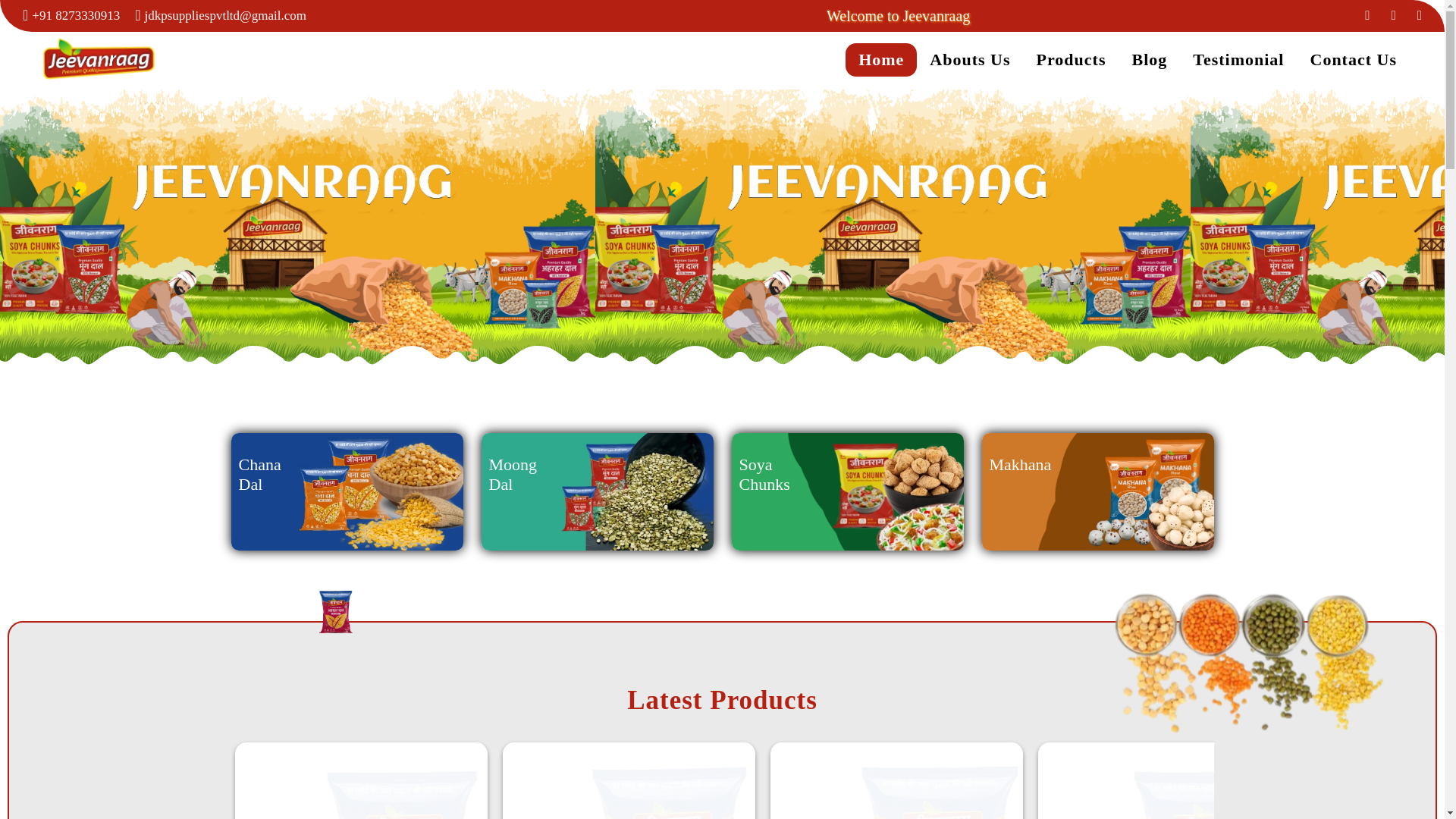 website screenshot of https://jeevanraag.in/
