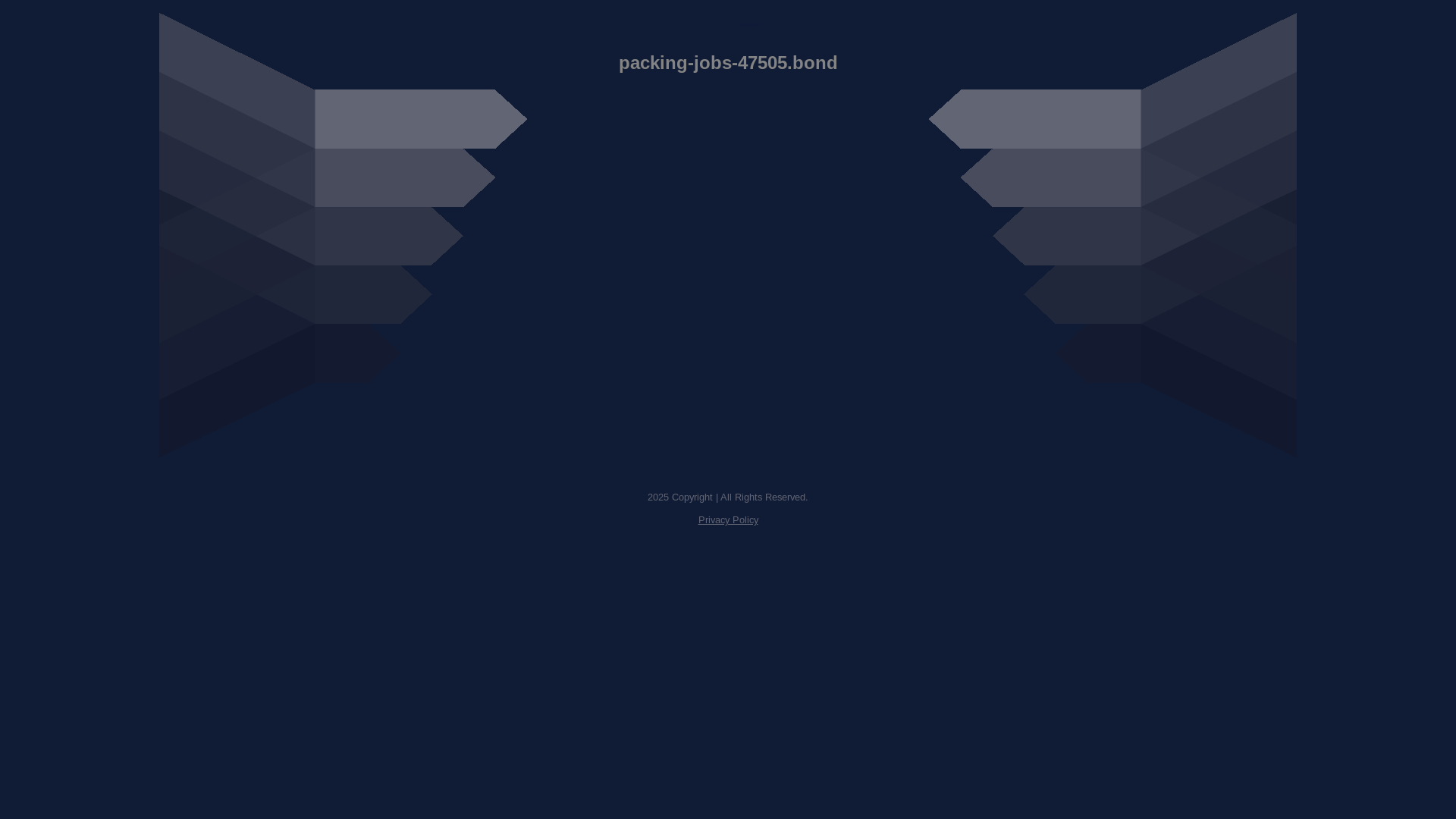 website screenshot of https://packing-jobs-47505.bond/