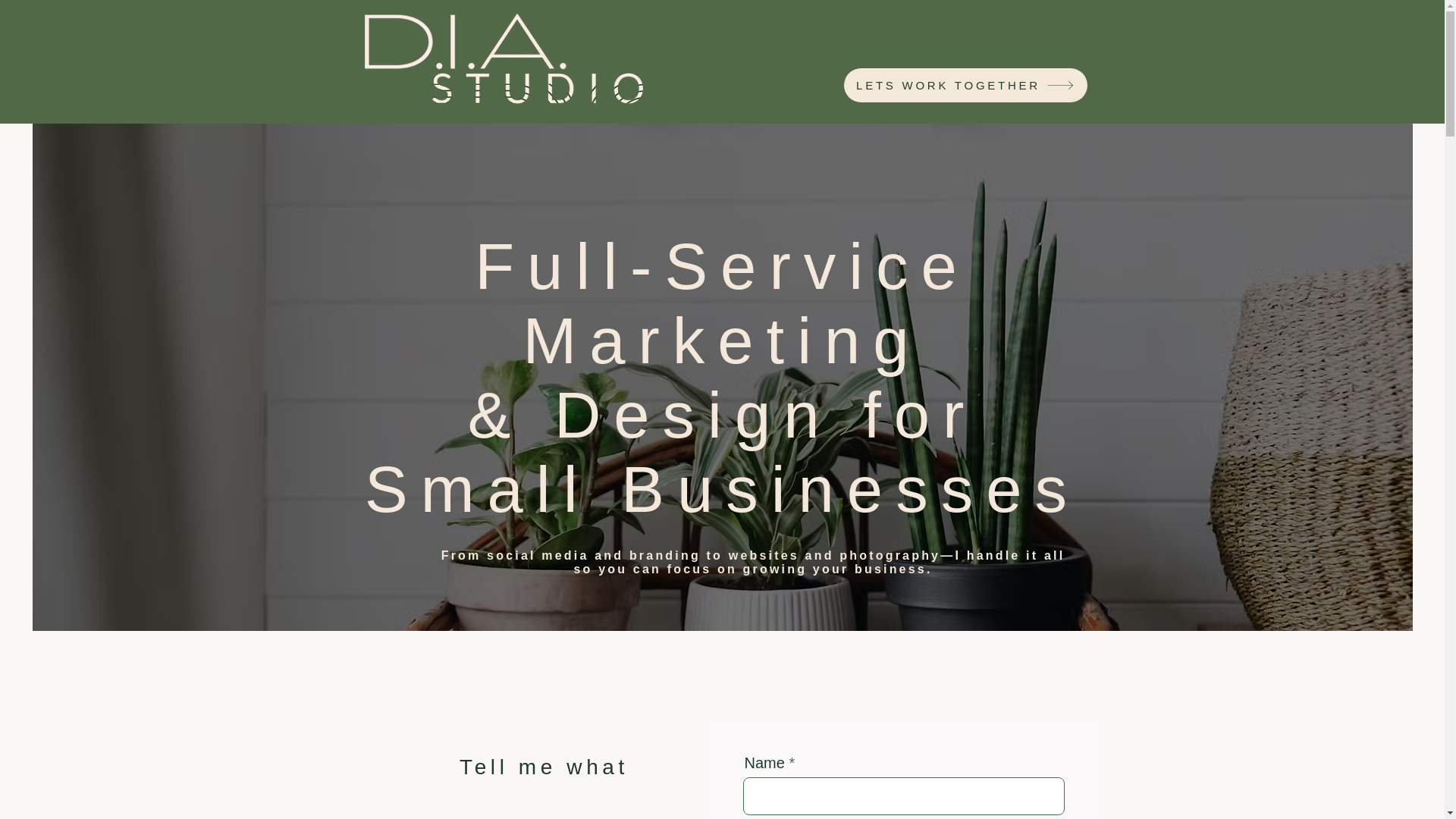 website screenshot of https://diastudioco.com/
