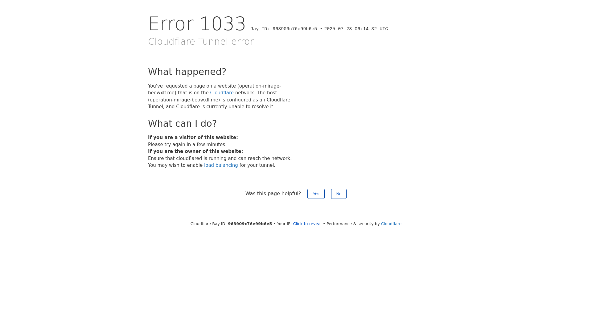 website screenshot of https://operation-mirage-beowxlf.me/