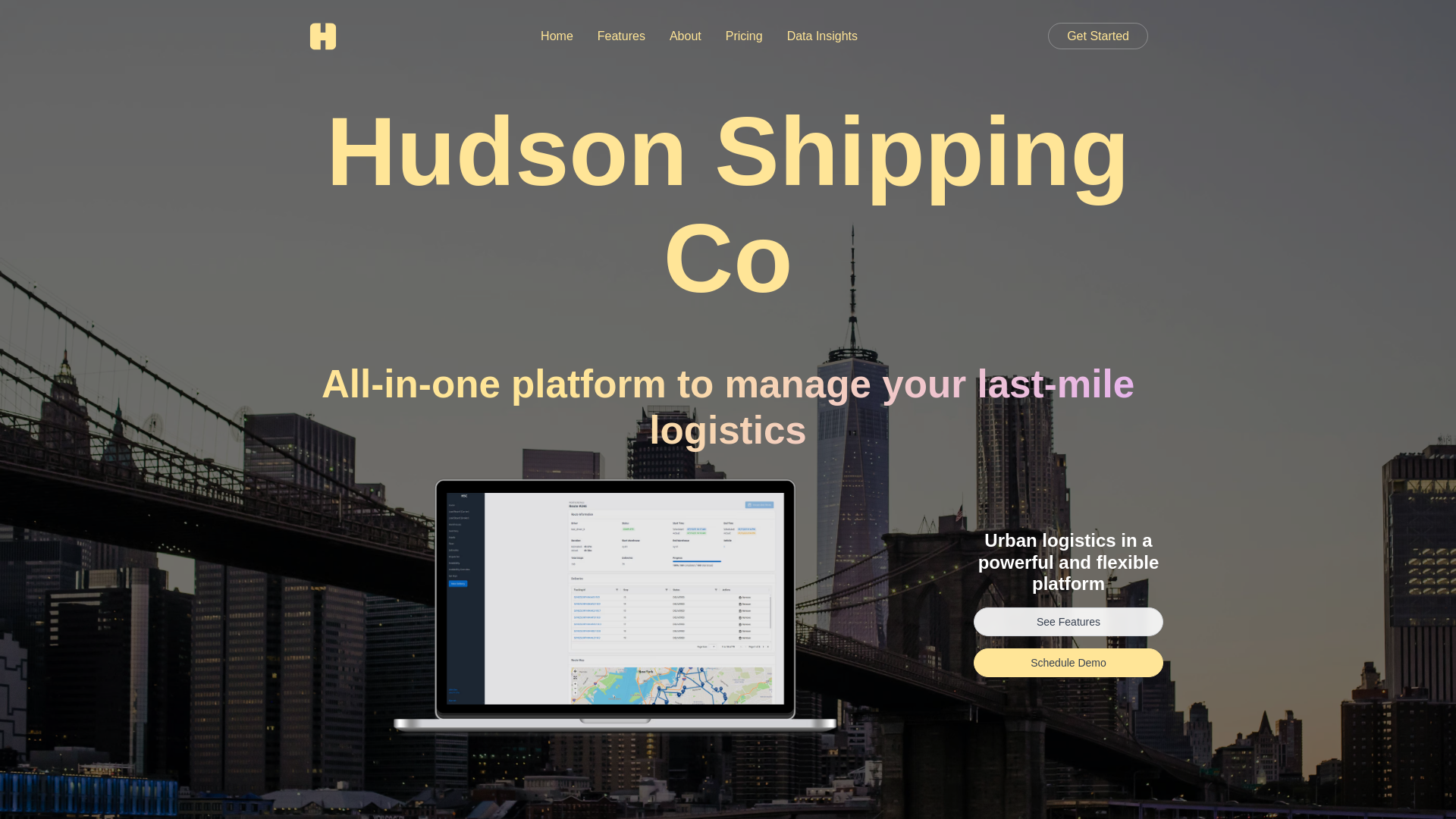 website screenshot of https://hsc-landing.pages.dev/