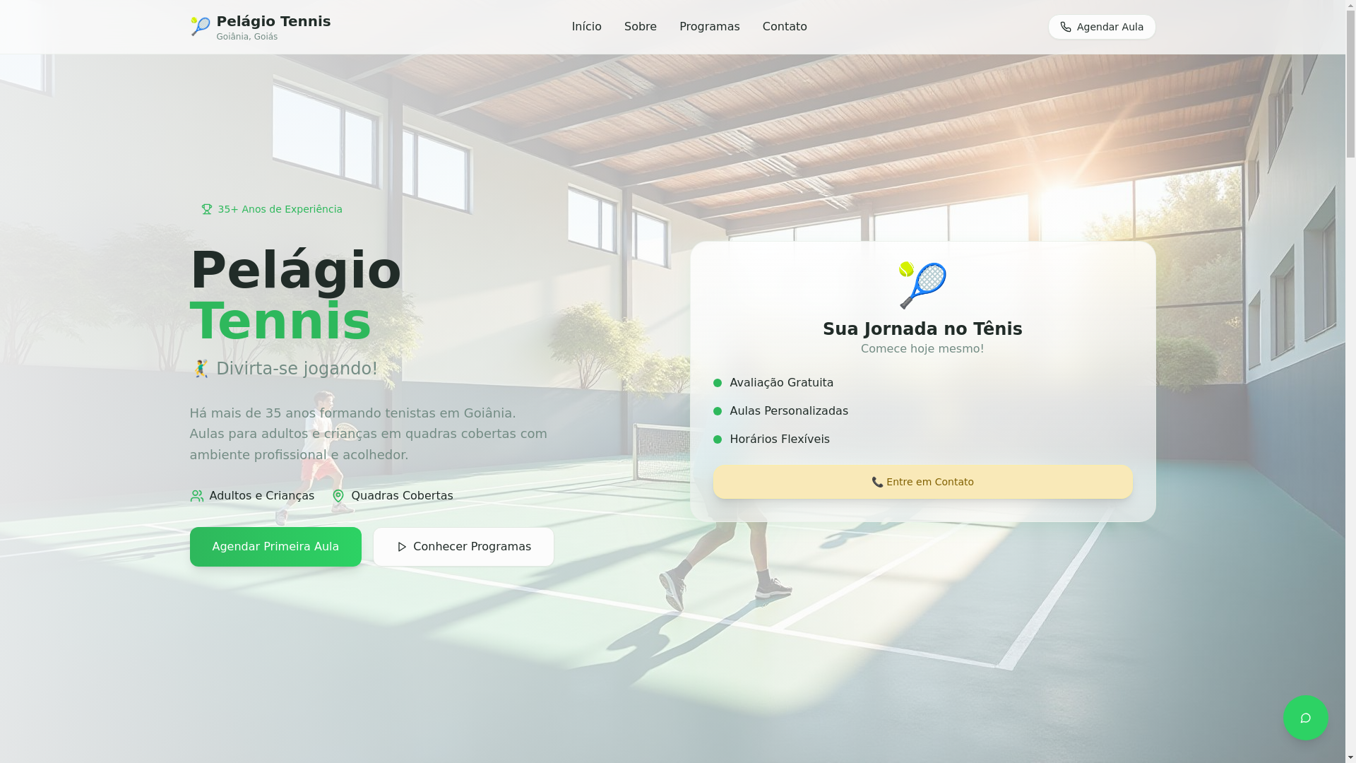 website screenshot of https://pelagio-tennis-play.pages.dev/