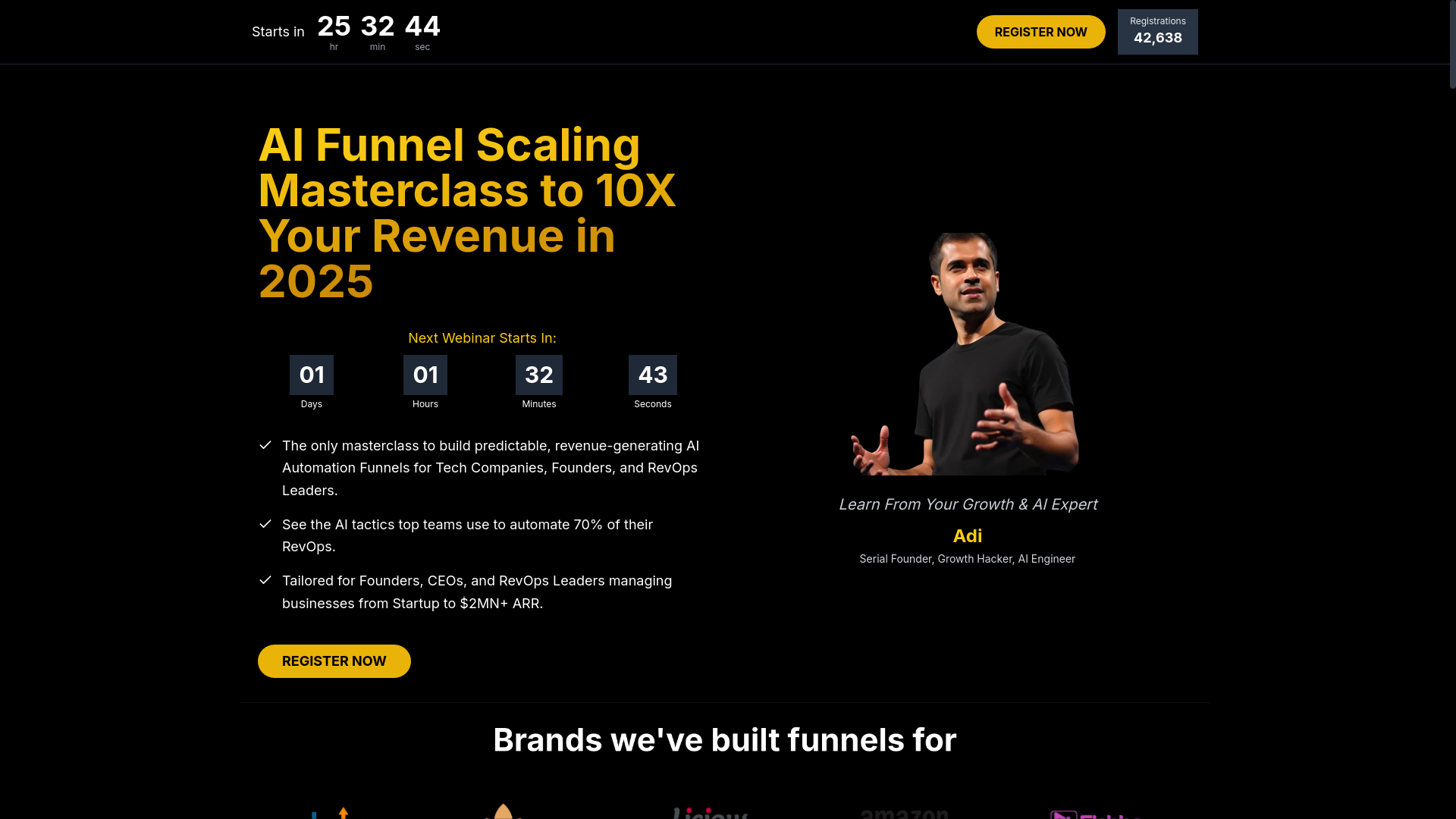 website screenshot of https://webinarstudiohq.com