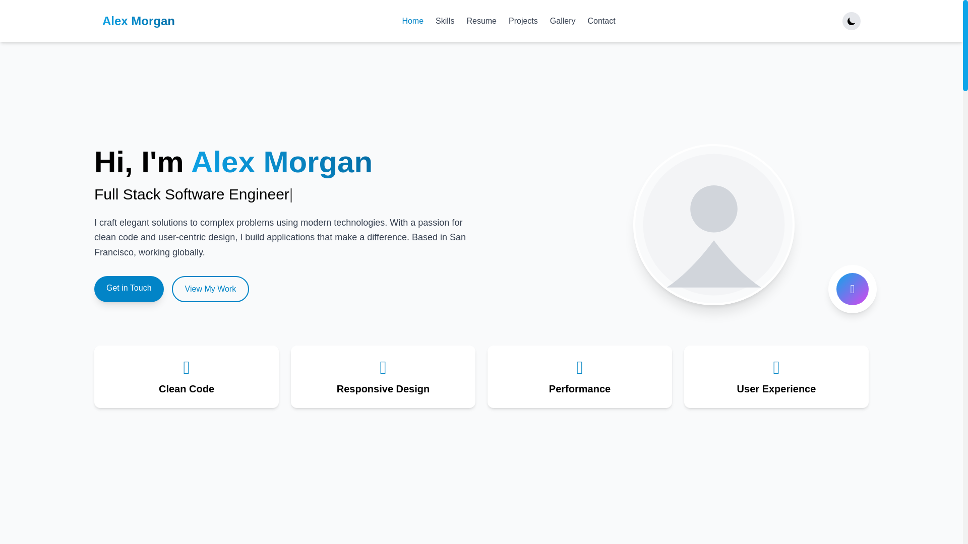 website screenshot of https://awaisfarhan.me/