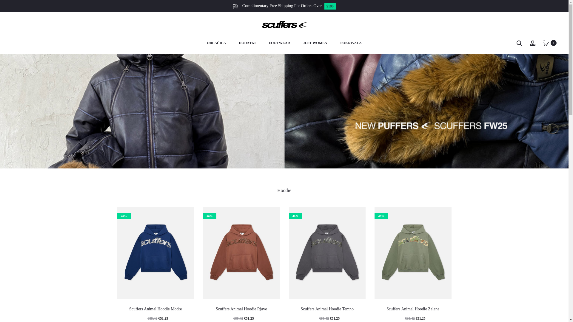 website screenshot of https://www.scuffers-slovenia.com/