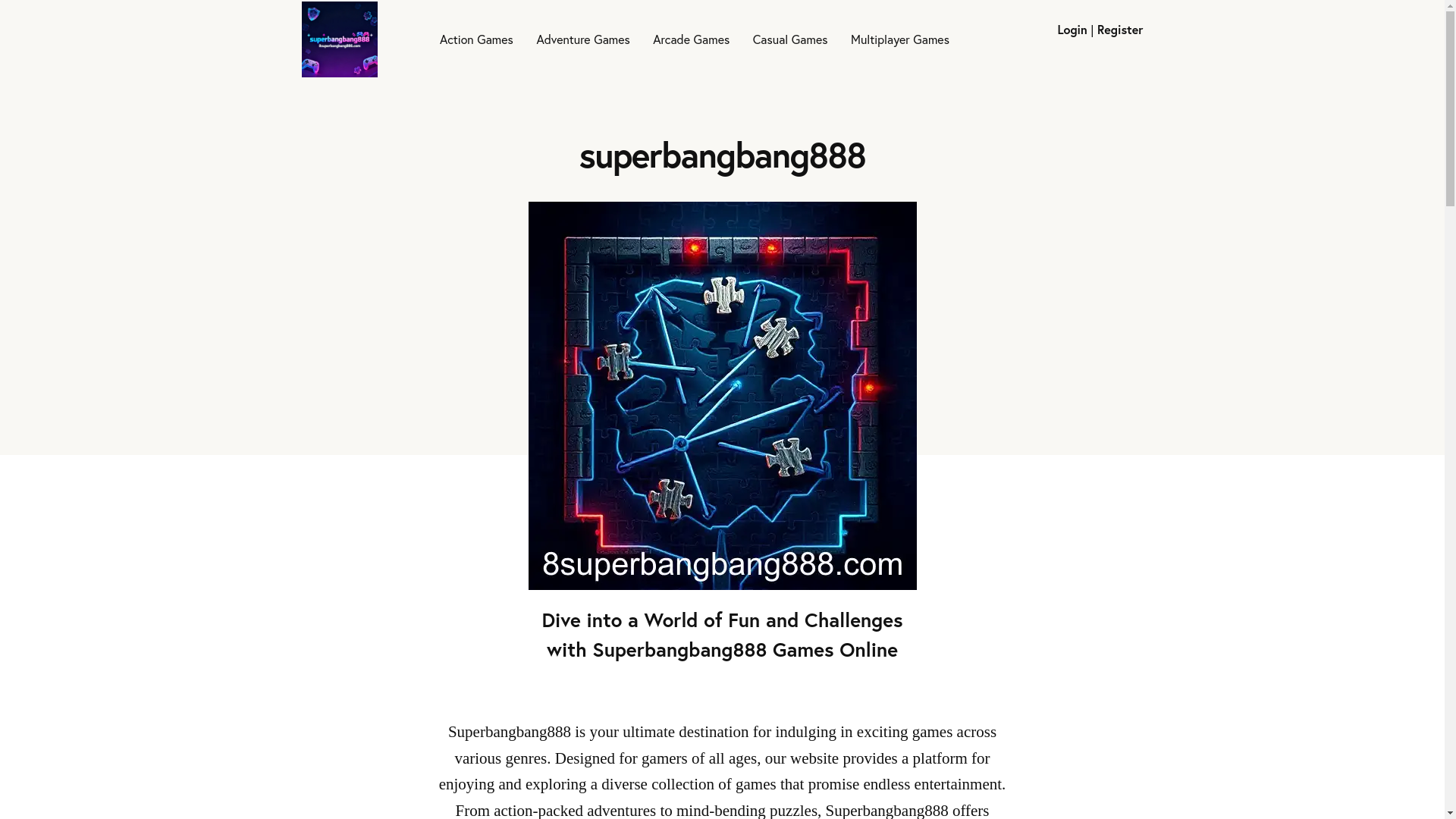 website screenshot of https://8superbangbang888.com/