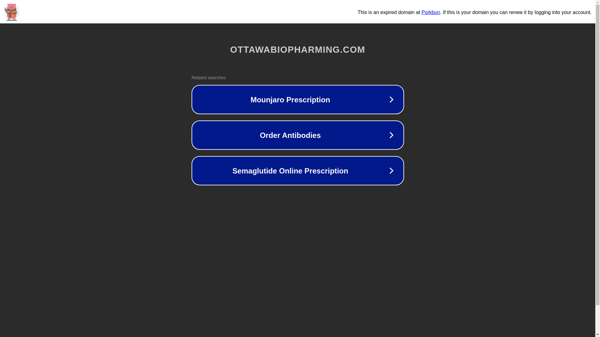 website screenshot of https://ottawabiopharming.com/