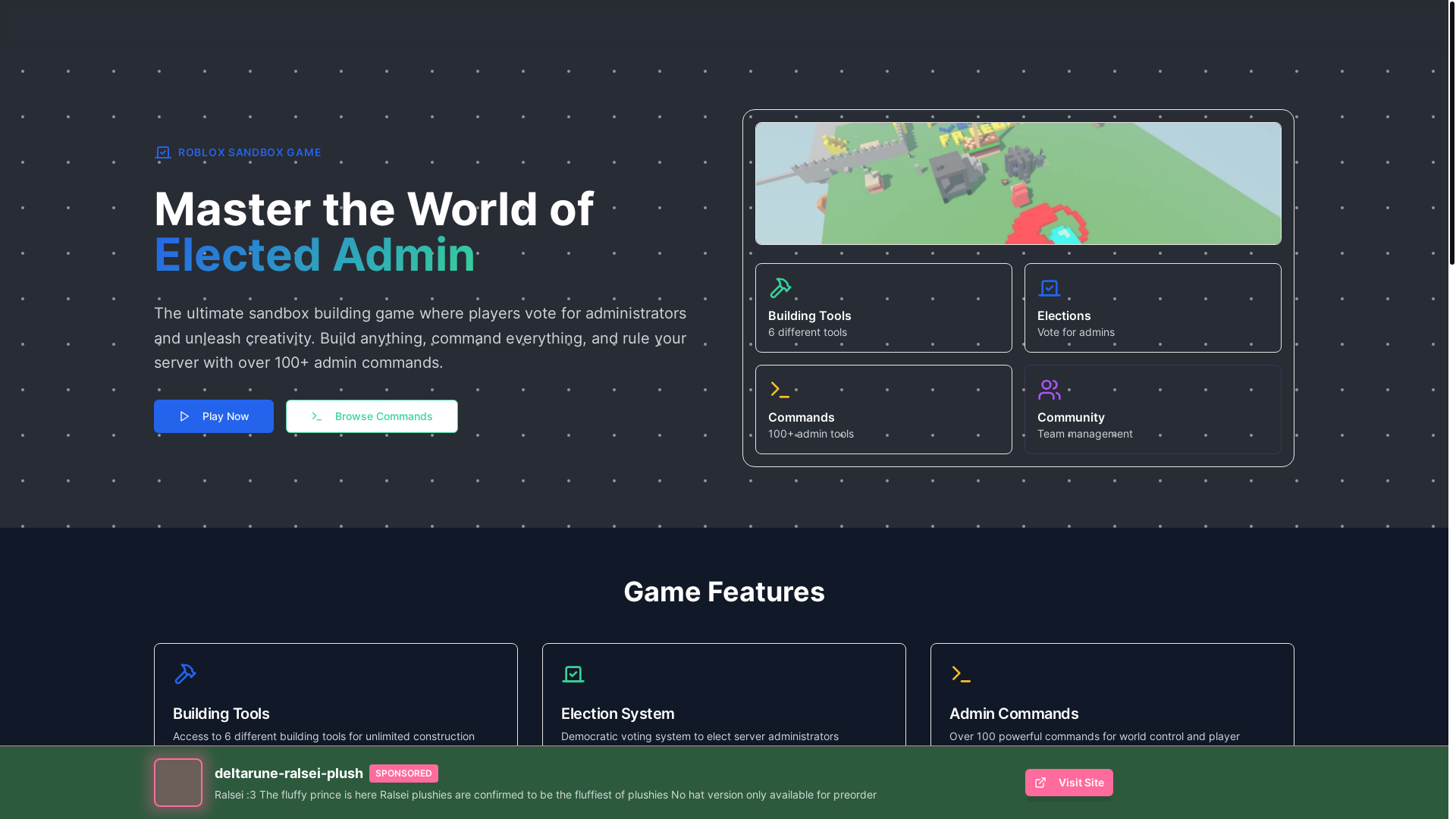 website screenshot of https://electedadmin.com/