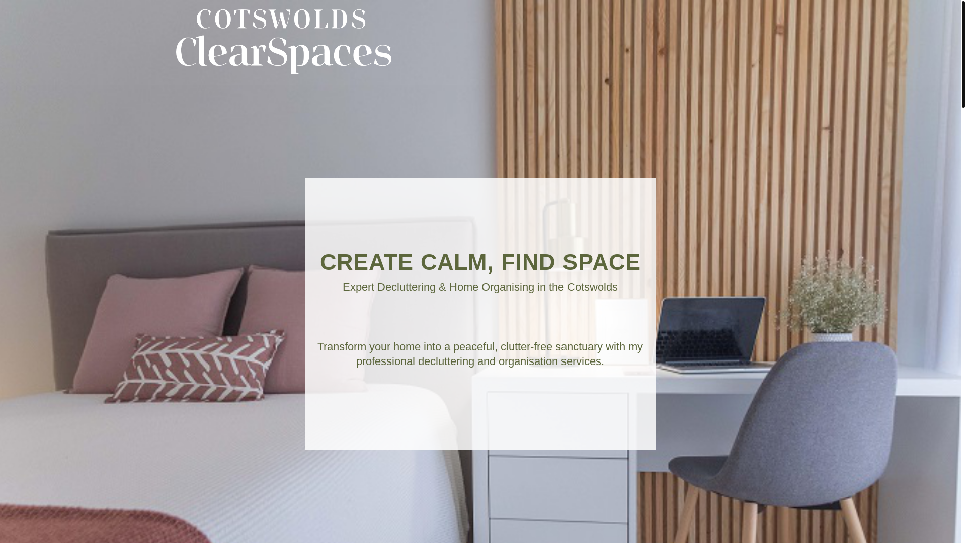 website screenshot of https://cotswoldclearspaces.co.uk/