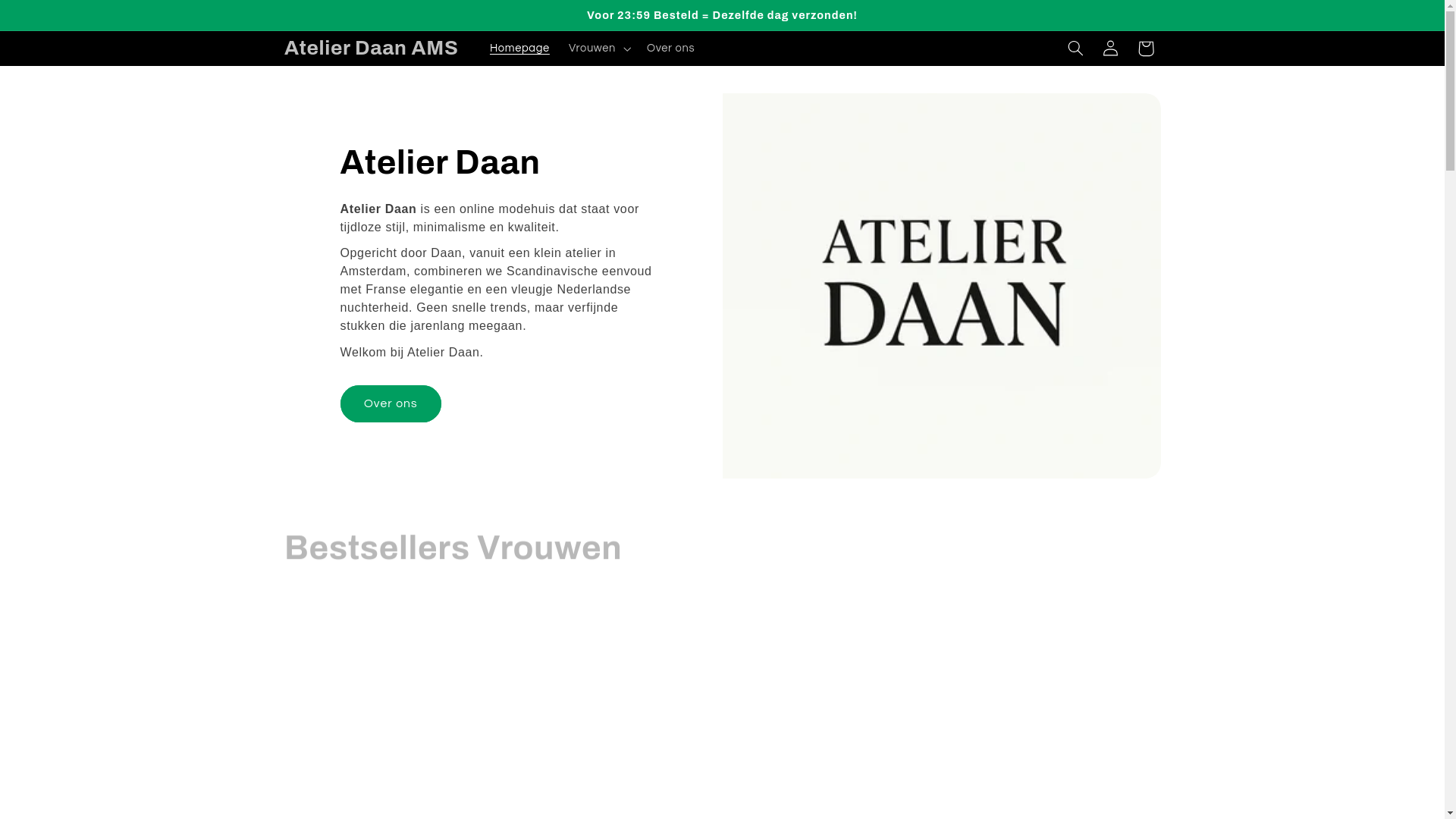 website screenshot of https://atelierdaan.nl/
