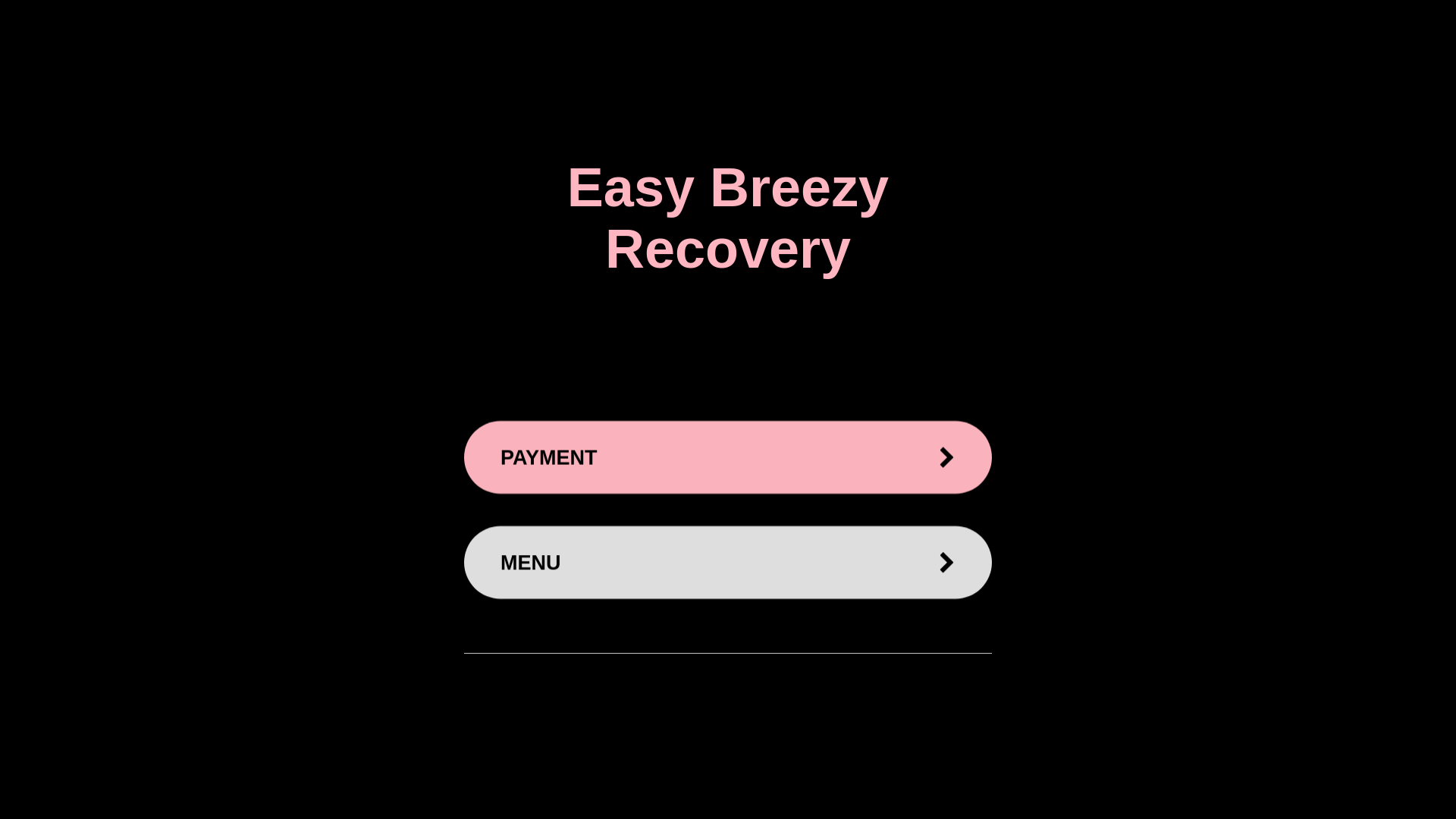 website screenshot of https://easybreezyrecovery.com/