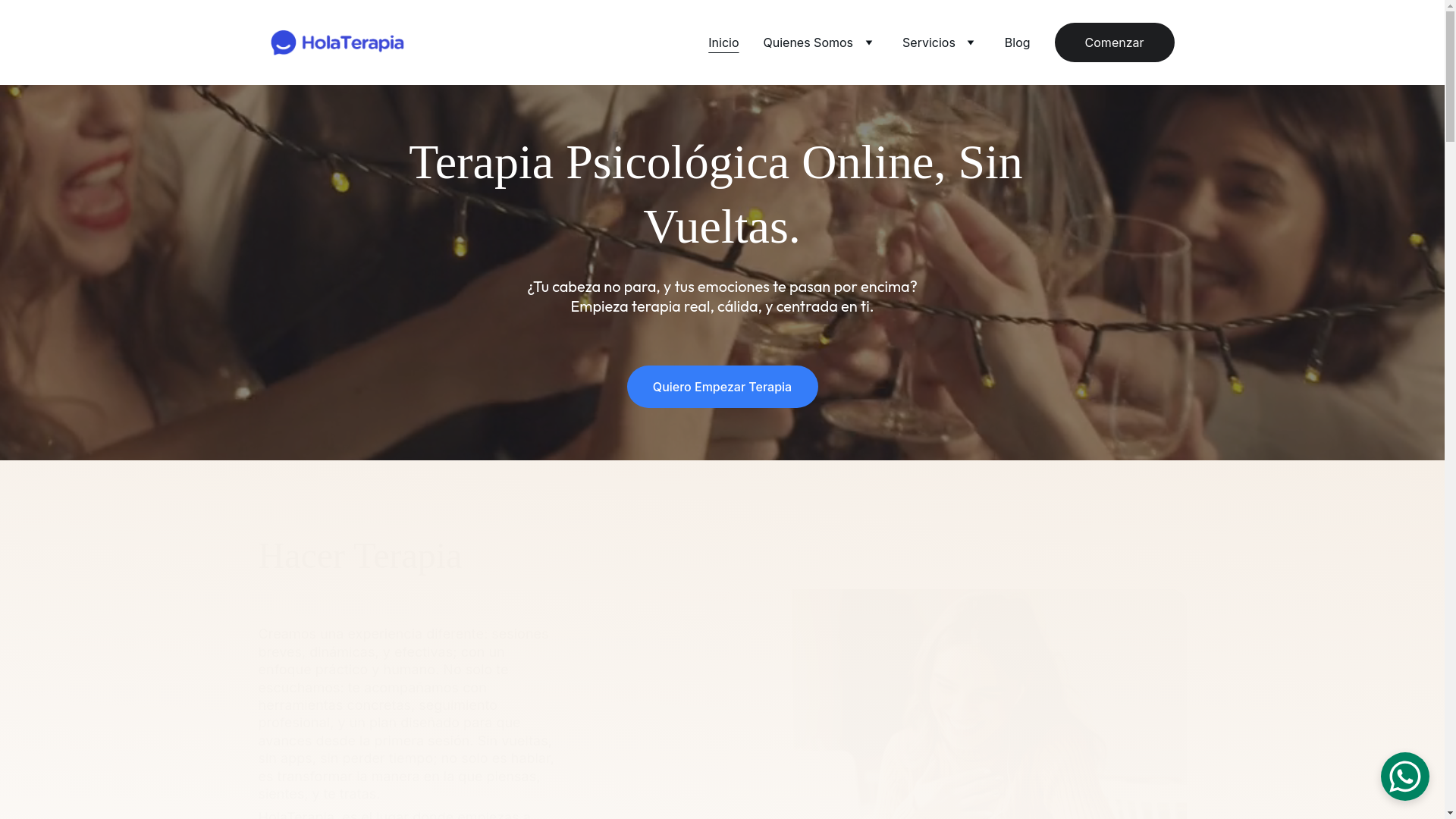 website screenshot of https://holaterapia.com.ar/