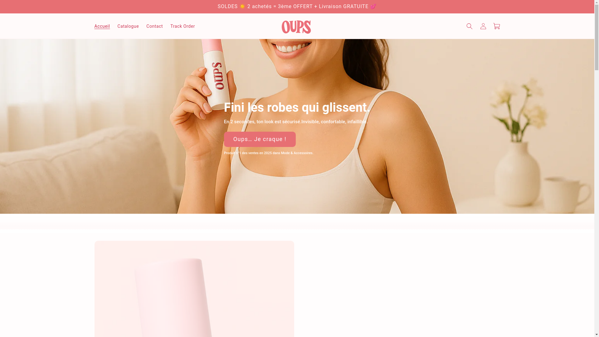 website screenshot of https://oupstick.com/