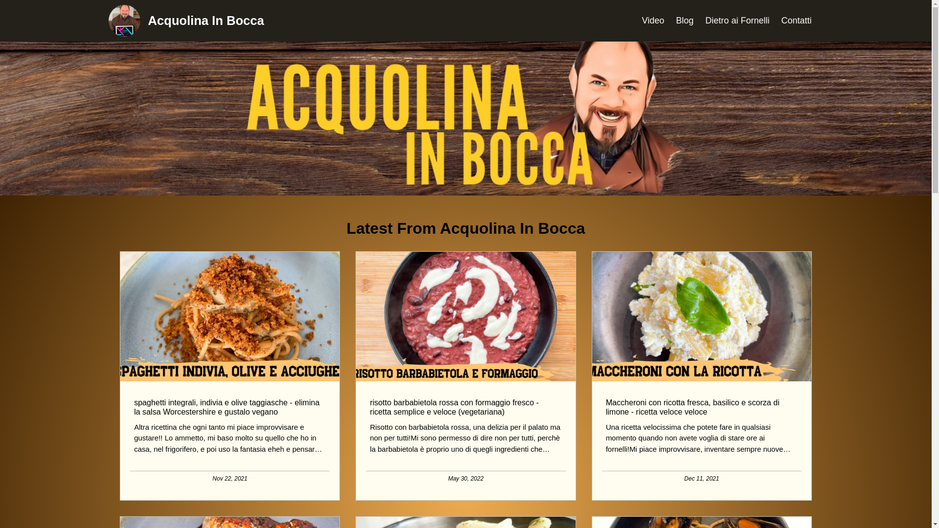 website screenshot of https://acquolinainbocca.eu/