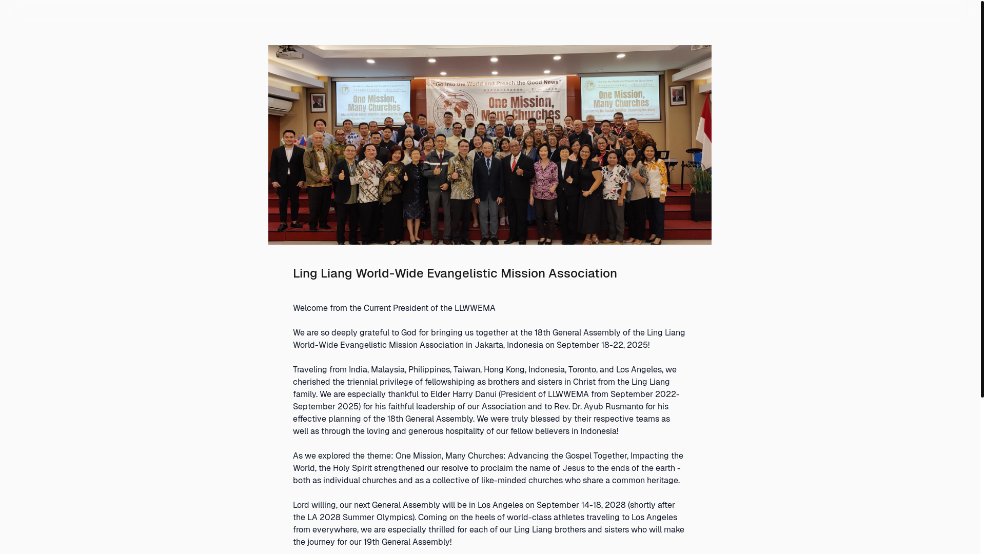 website screenshot of https://llwwema.com/