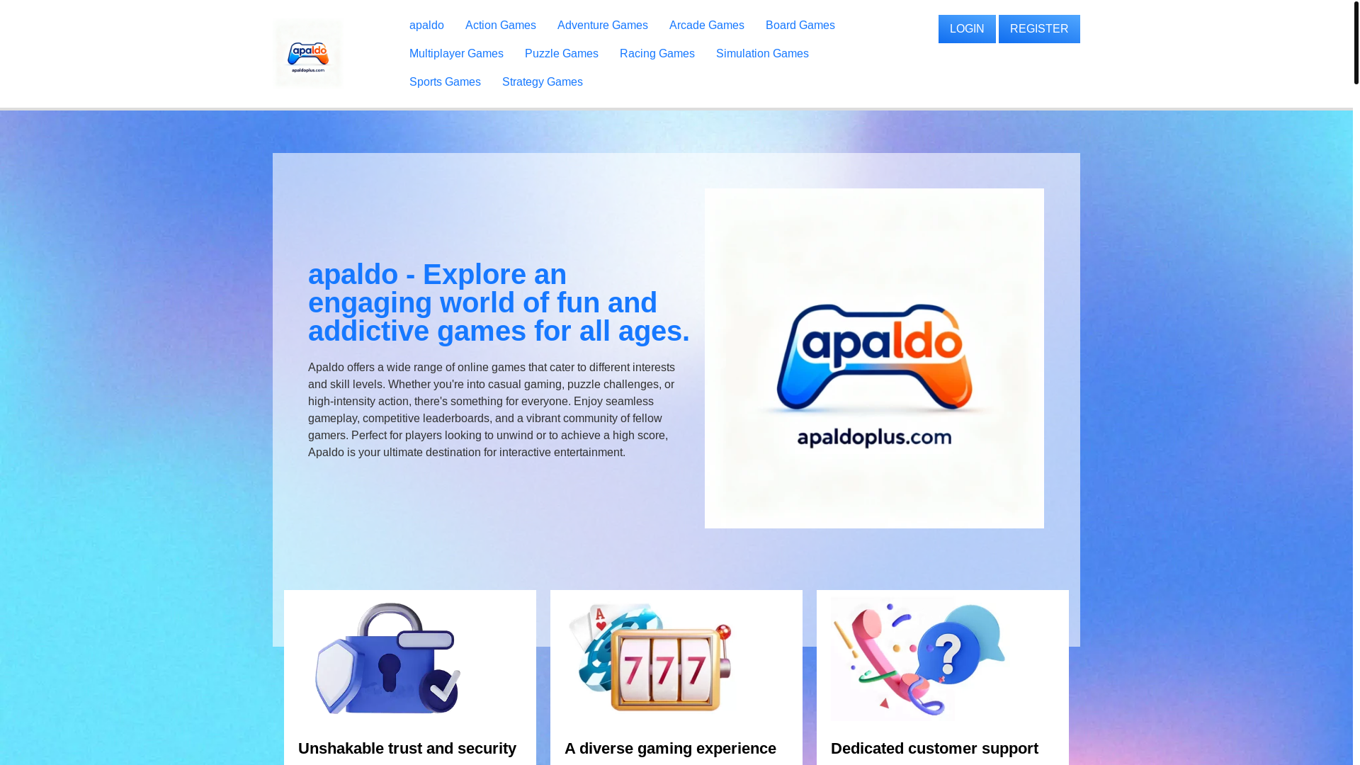website screenshot of https://apaldoplus.com/