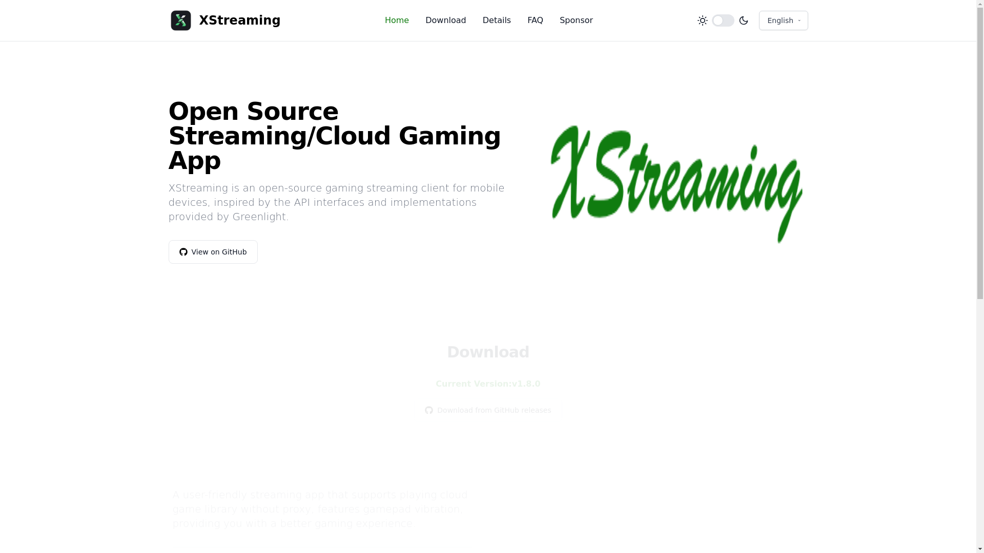 website screenshot of https://xstreaming-support.pages.dev/