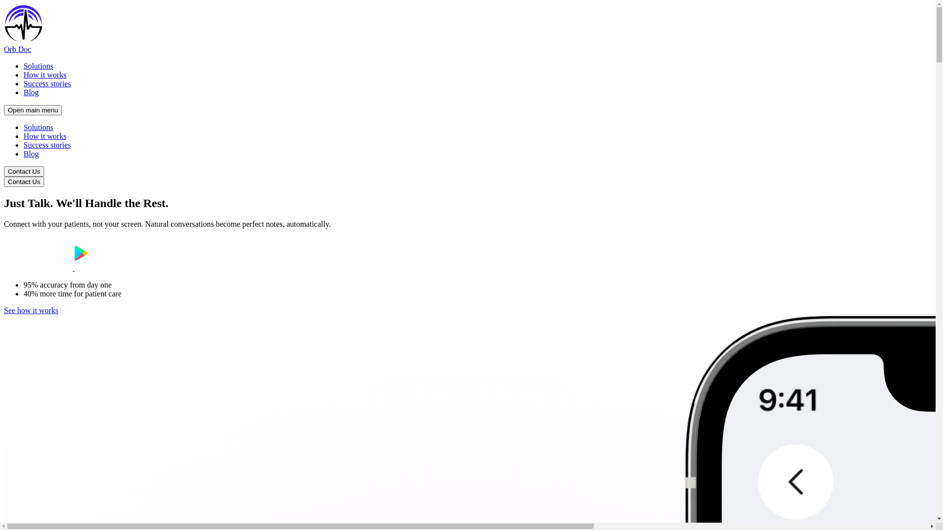 website screenshot of https://orbdoc-website.pages.dev/