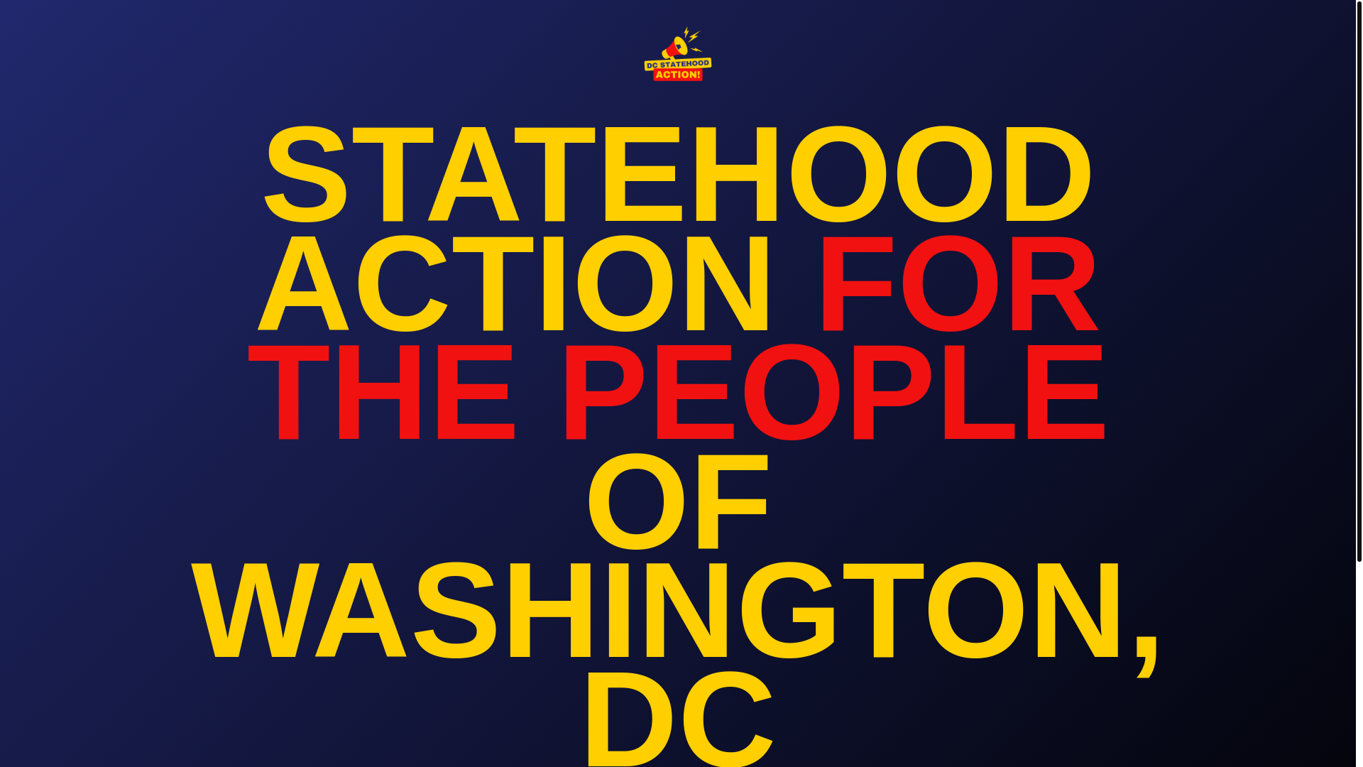 website screenshot of https://statehood-action.pages.dev/